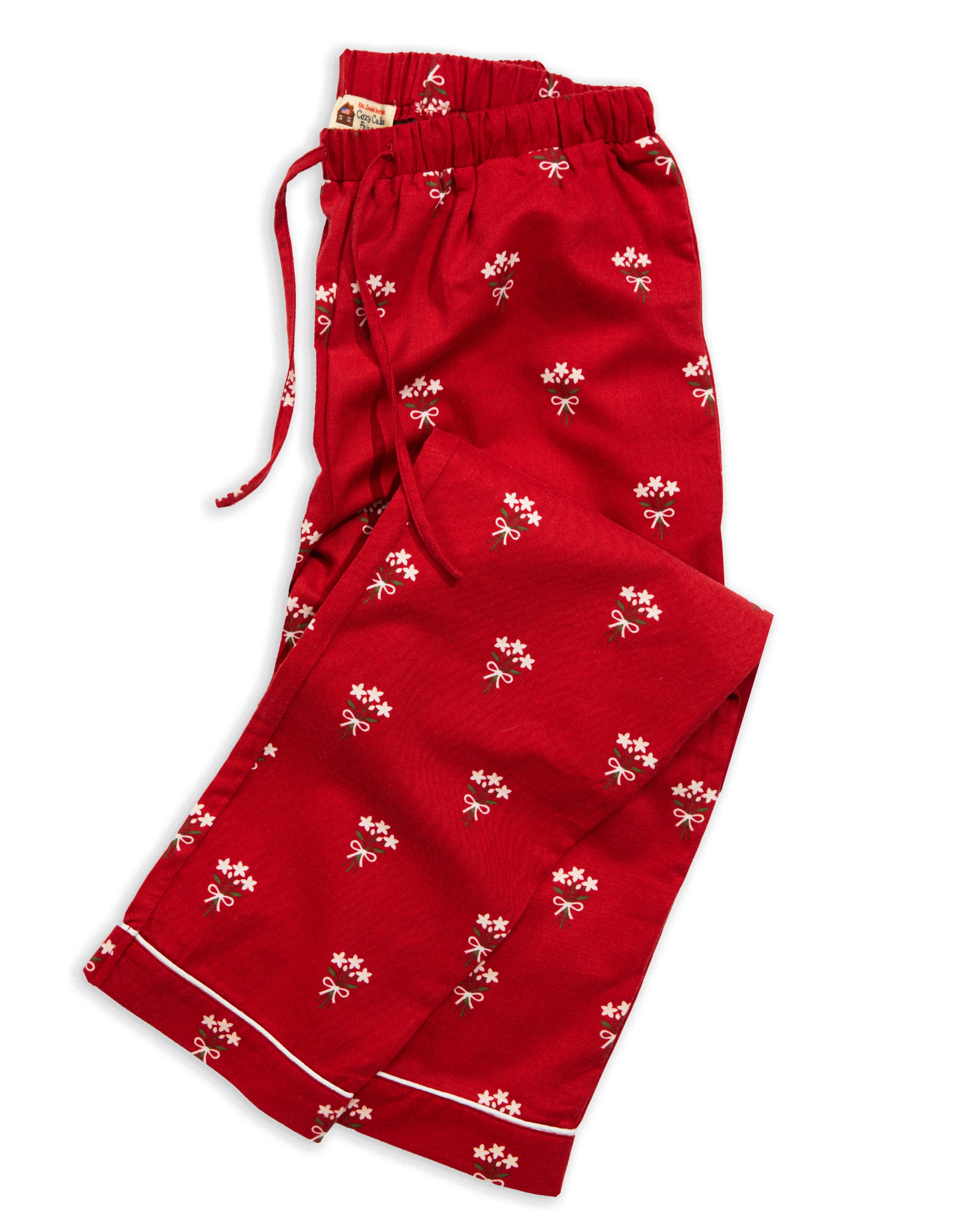 Paperwhite Bouquet Women's Flannel Pajama Set