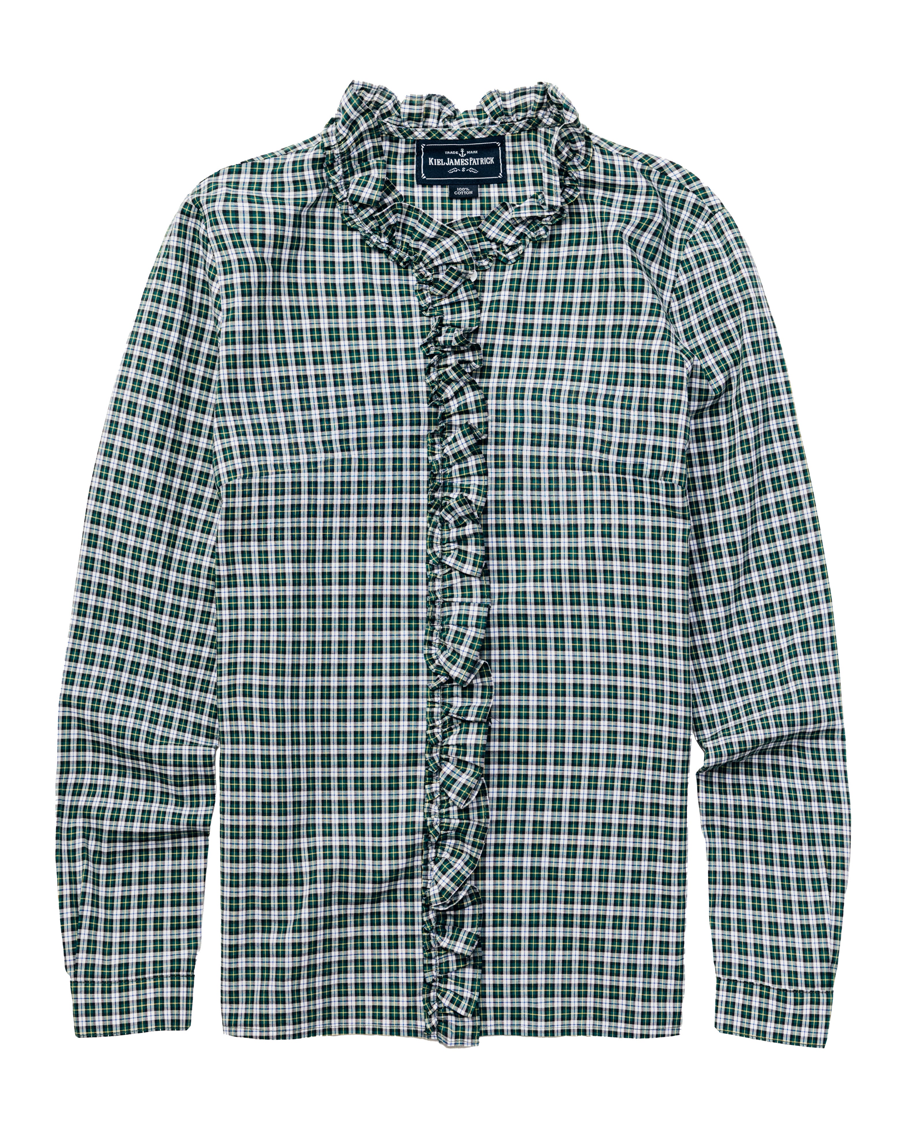 Pinecroft Plaid Ruffle Shirt
