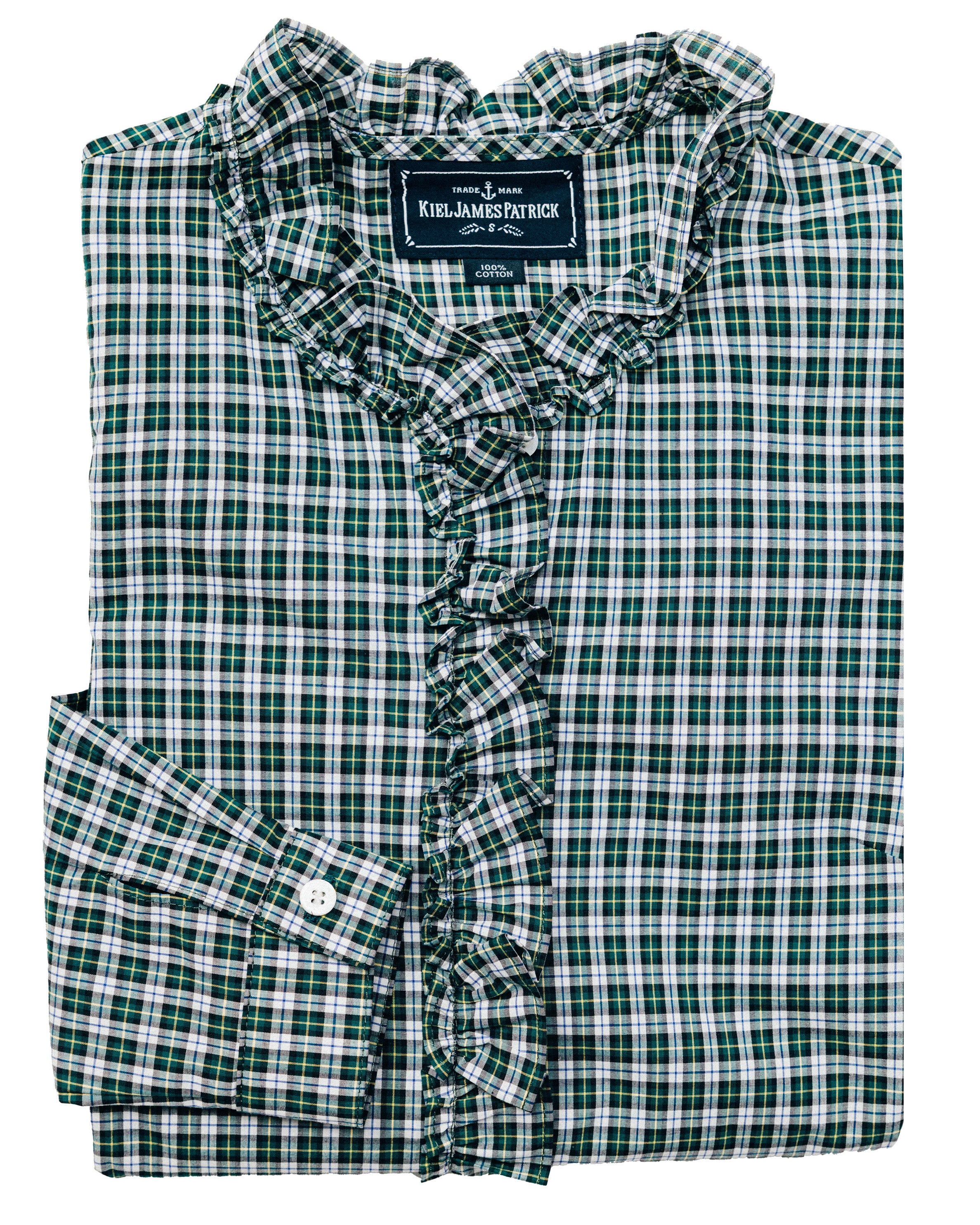 Pinecroft Plaid Ruffle Shirt