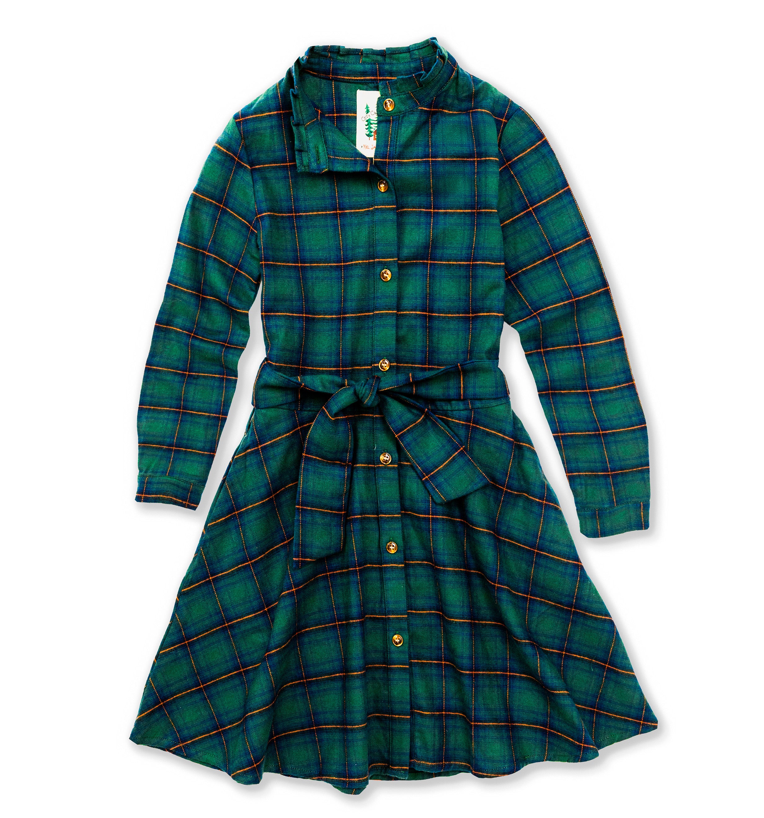 Pinewood Trail Kids Flannel Dress