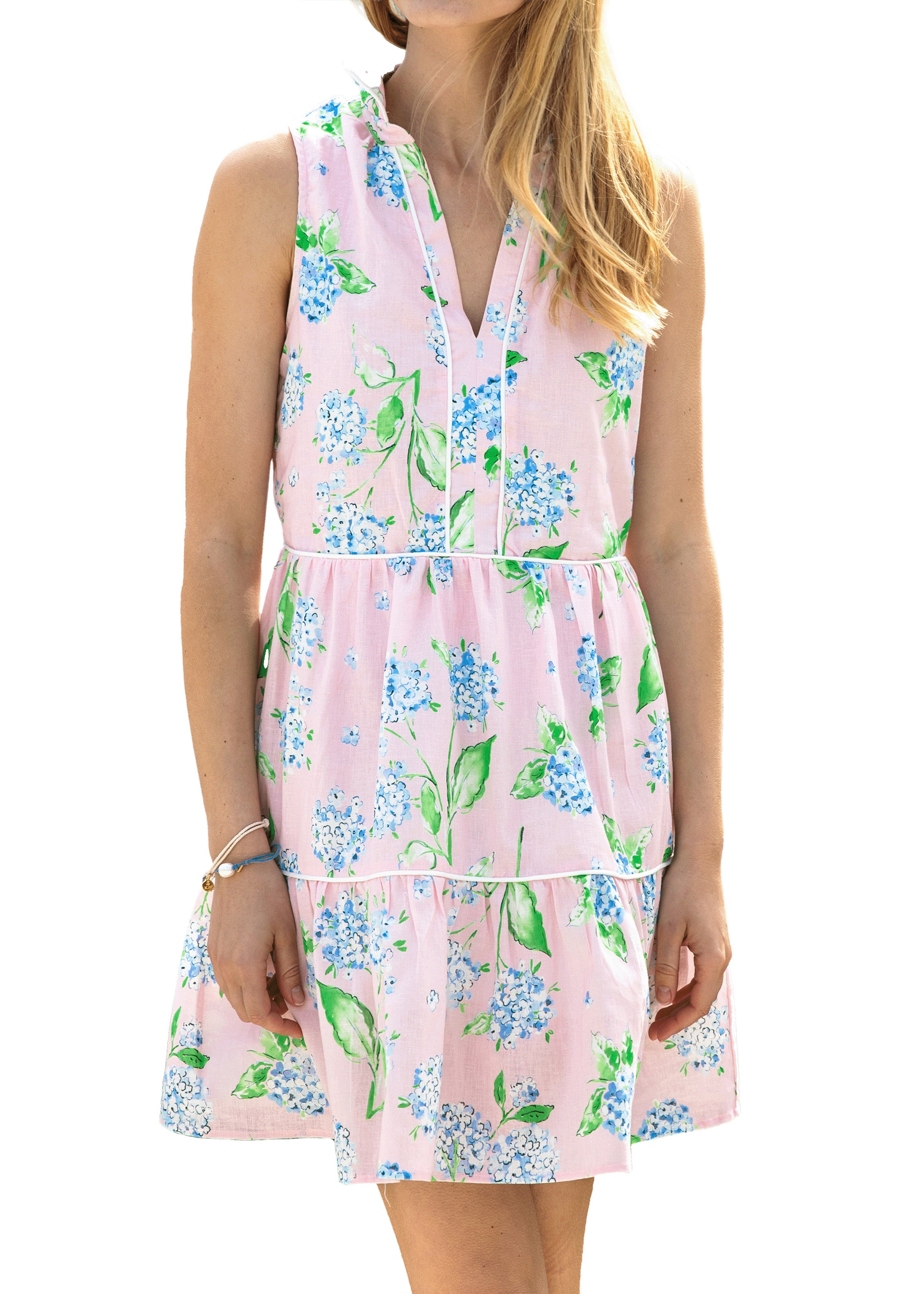 Pink Hydrangea Bloom Dress