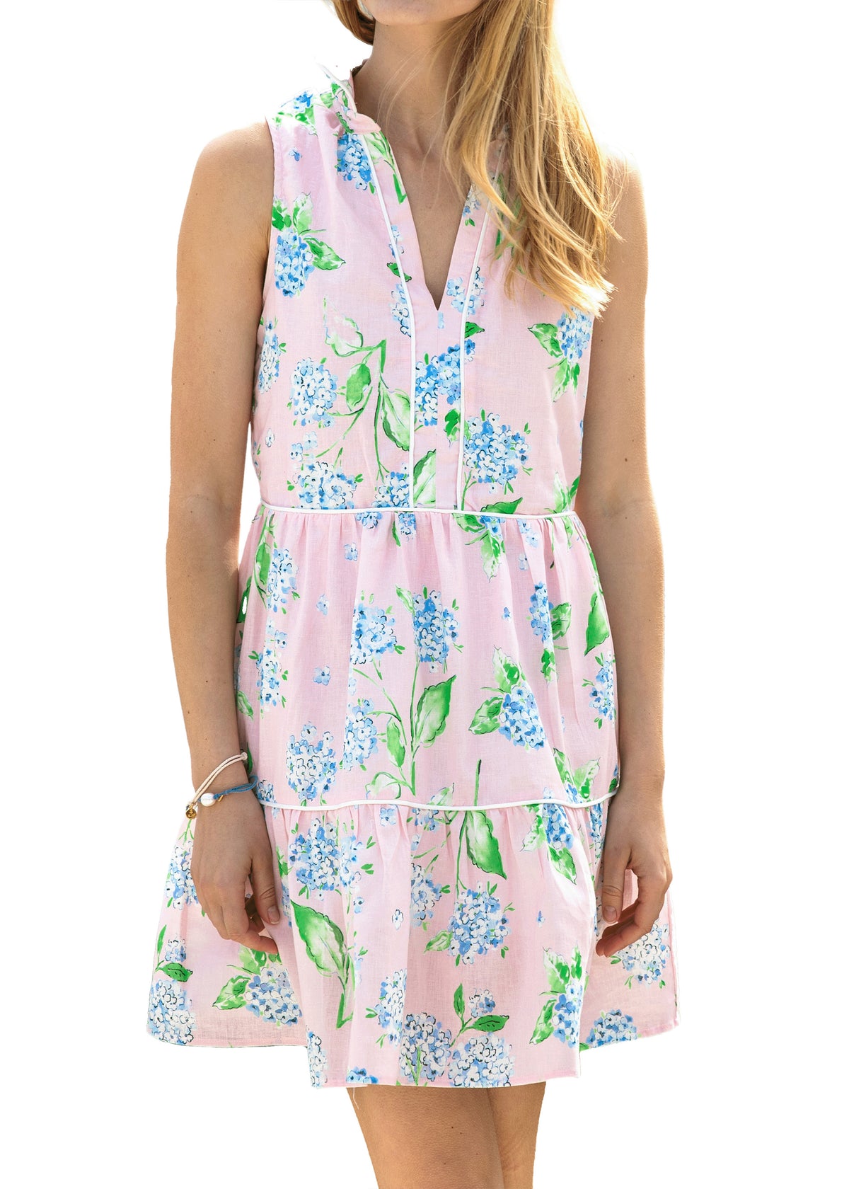 Pink Hydrangea Bloom Dress