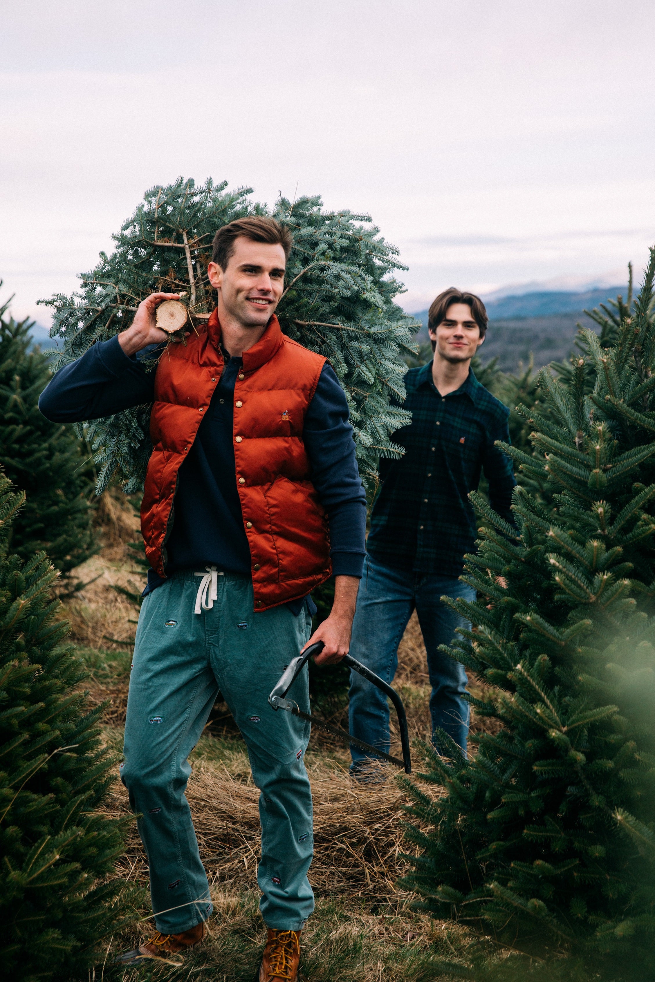 The Jeep® Grand Adventure Drawstring Corduroy Pants in Green