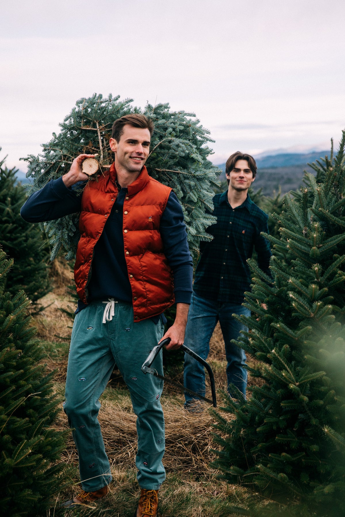 The Jeep® Grand Adventure Drawstring Corduroy Pants in Green