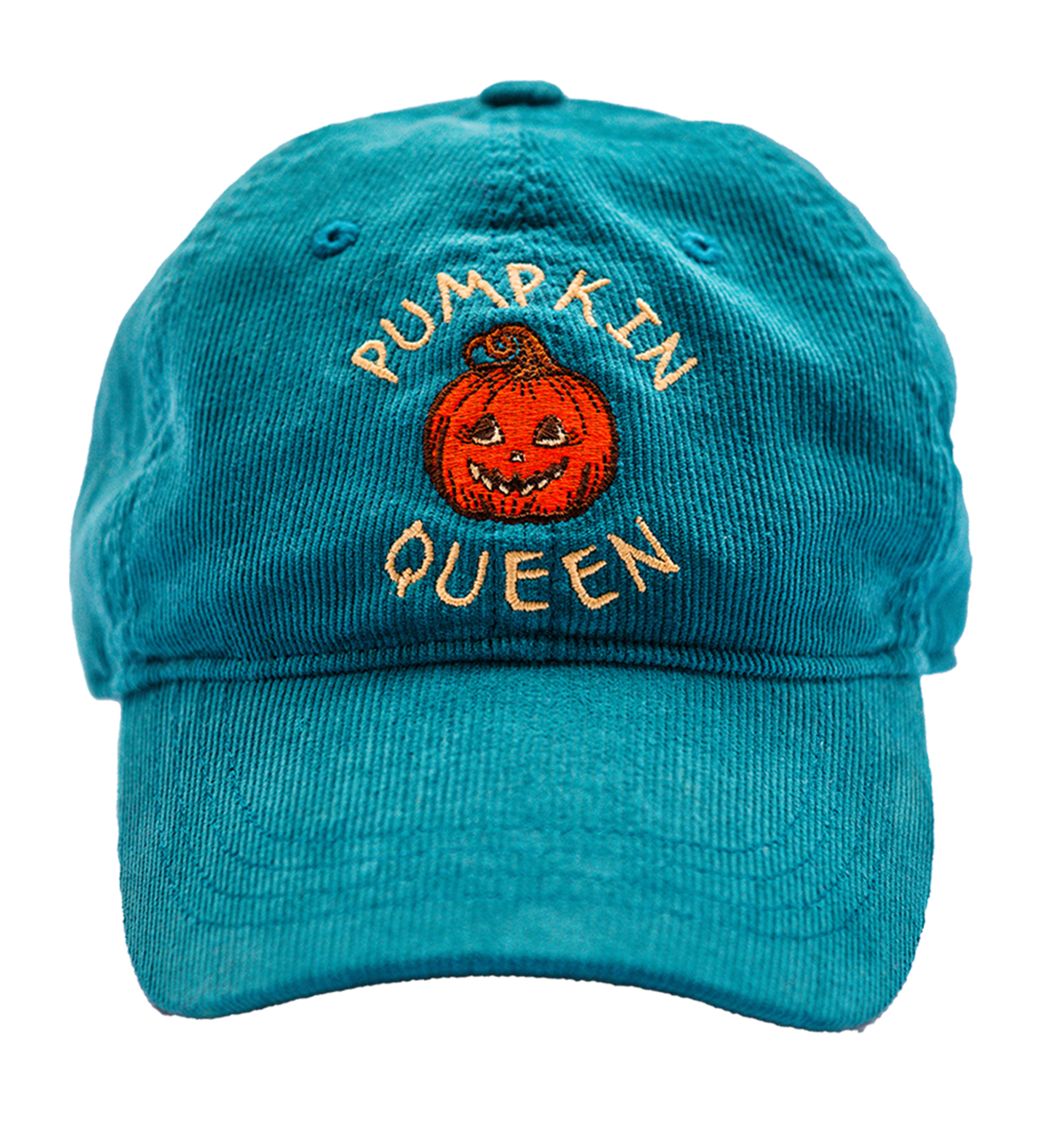 Pumpkin Queen Hat in Teal