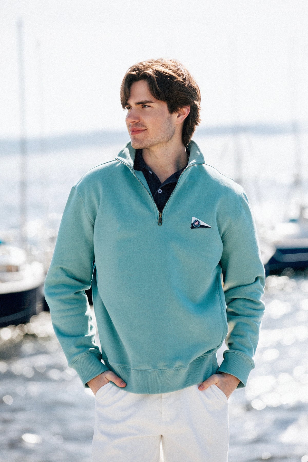 Block Island Sail Quarter Zip - Men's