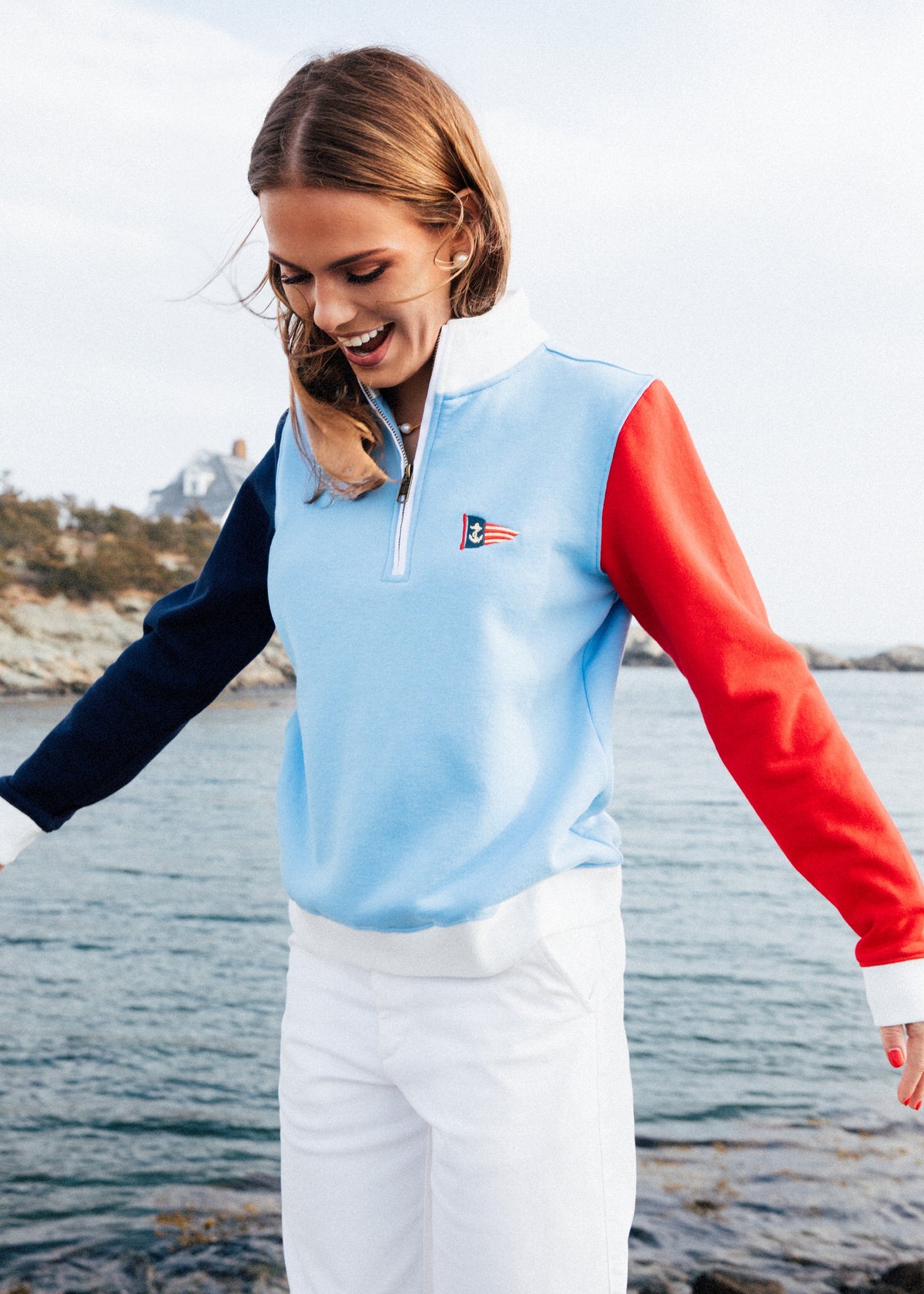 Regatta Colorblock Quarter Zip - Women's