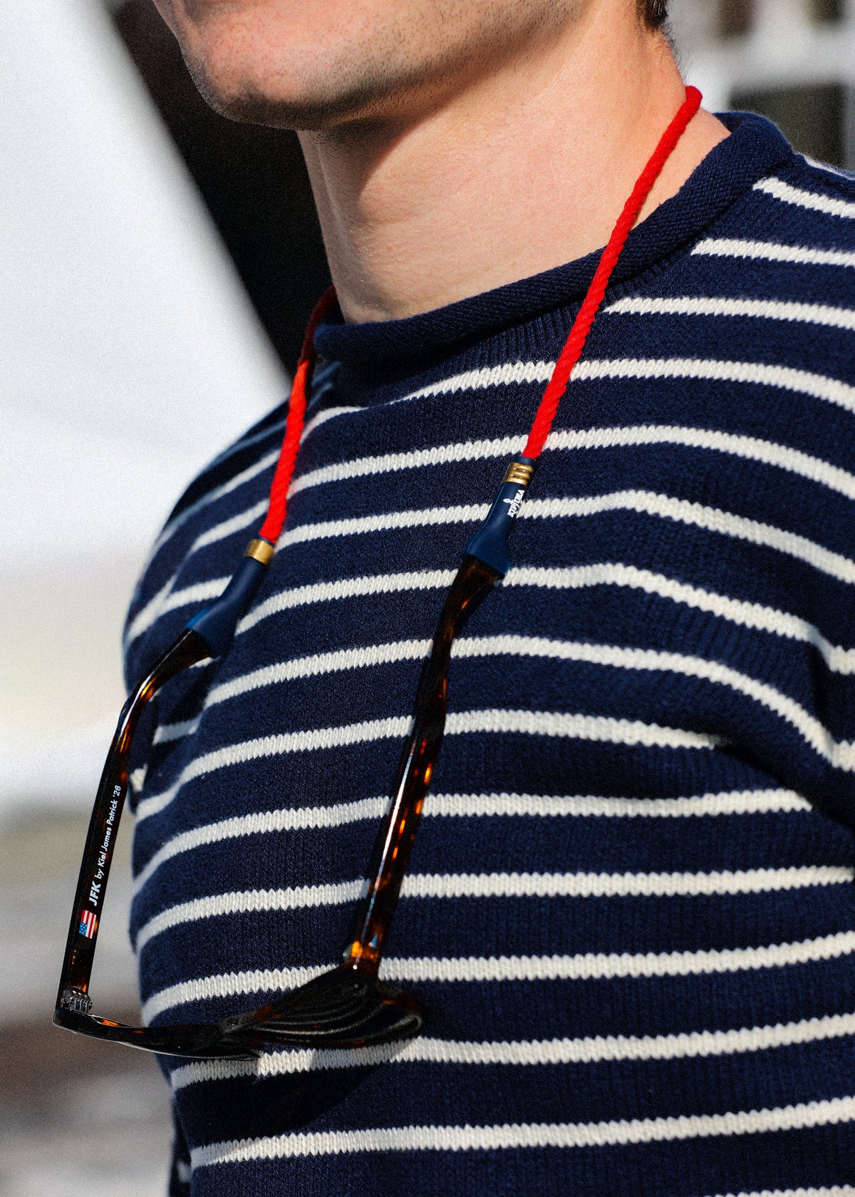 Anchor Ropies Sunglasses Strap in Red