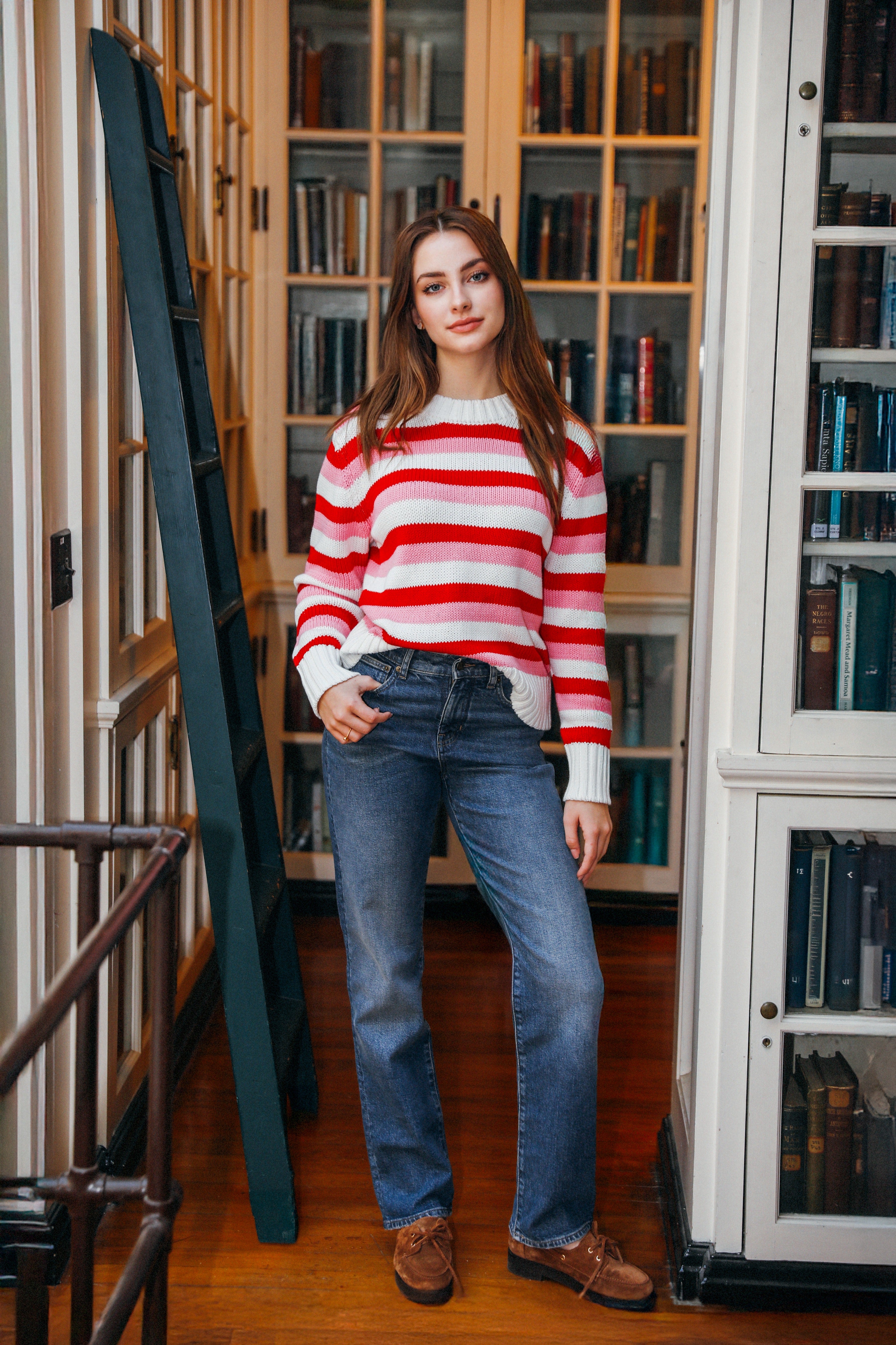 Rose Harbor Striped Sweater