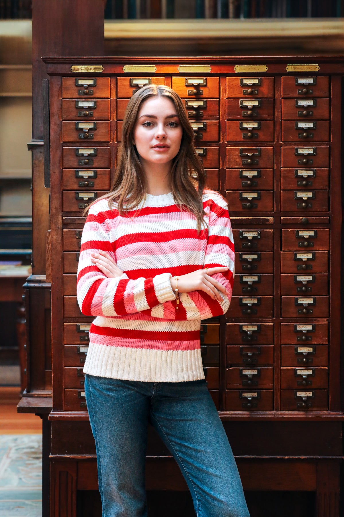 Rose Harbor Striped Sweater