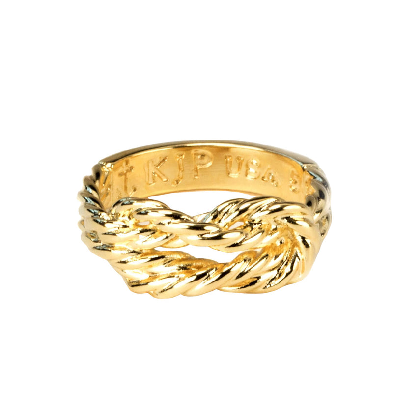 Sailor's Knot Gold Ring