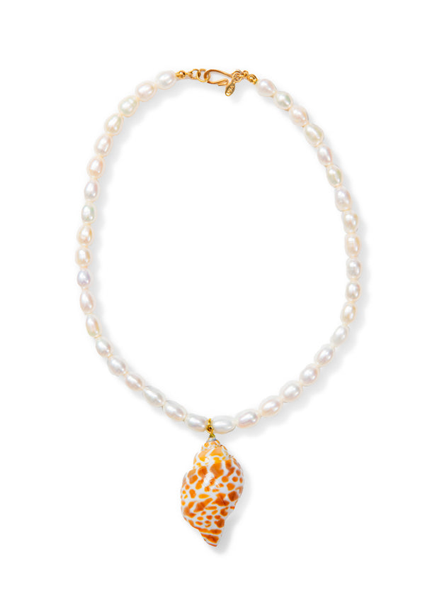 Sailor's Pearl Shell Necklace