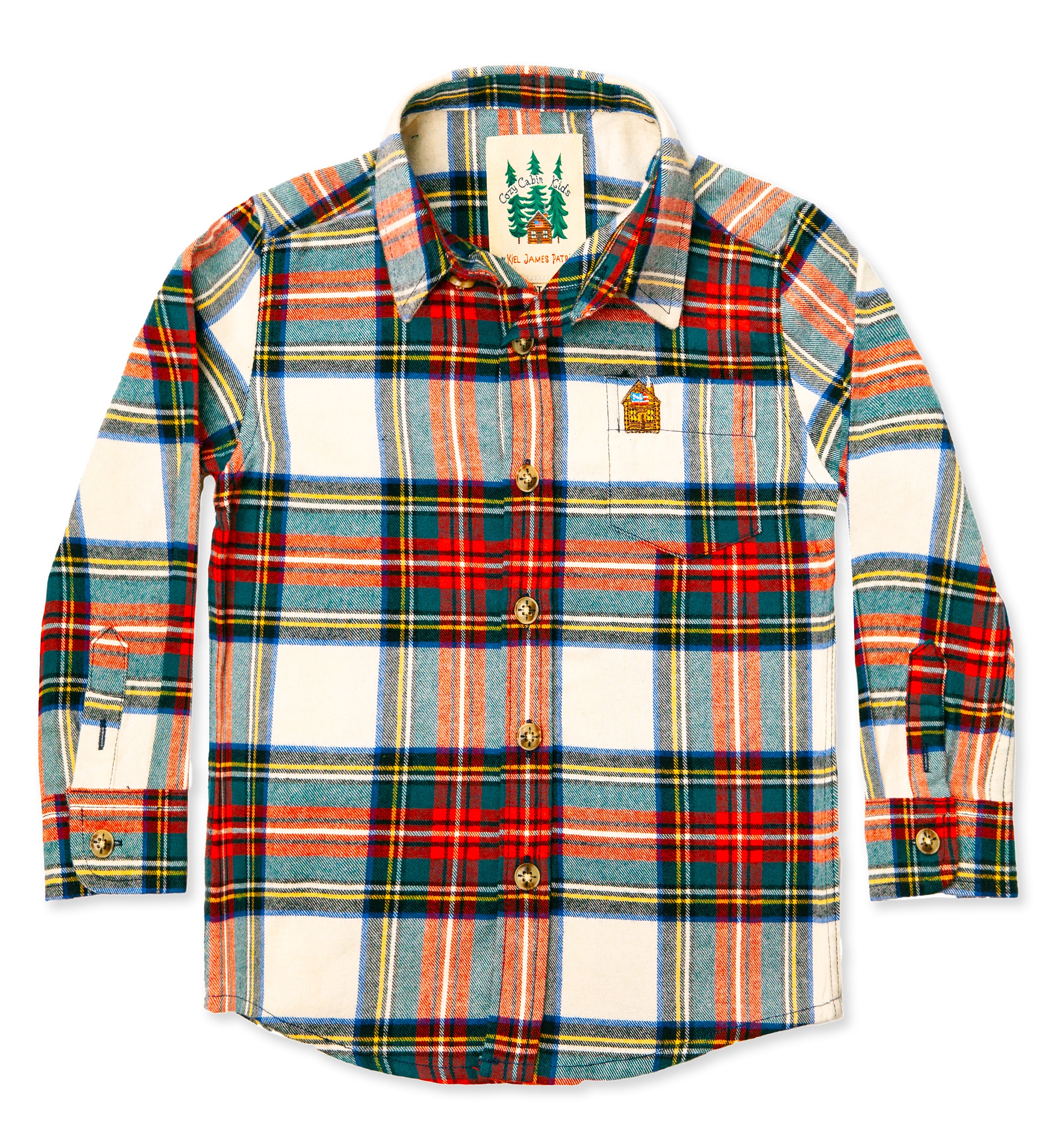 Santa Baby Kids Flannel Shirt