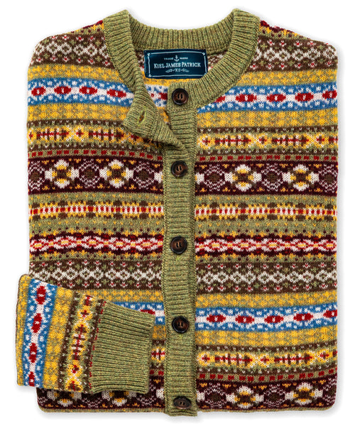 Saranac Fern Fair Isle Cardigan