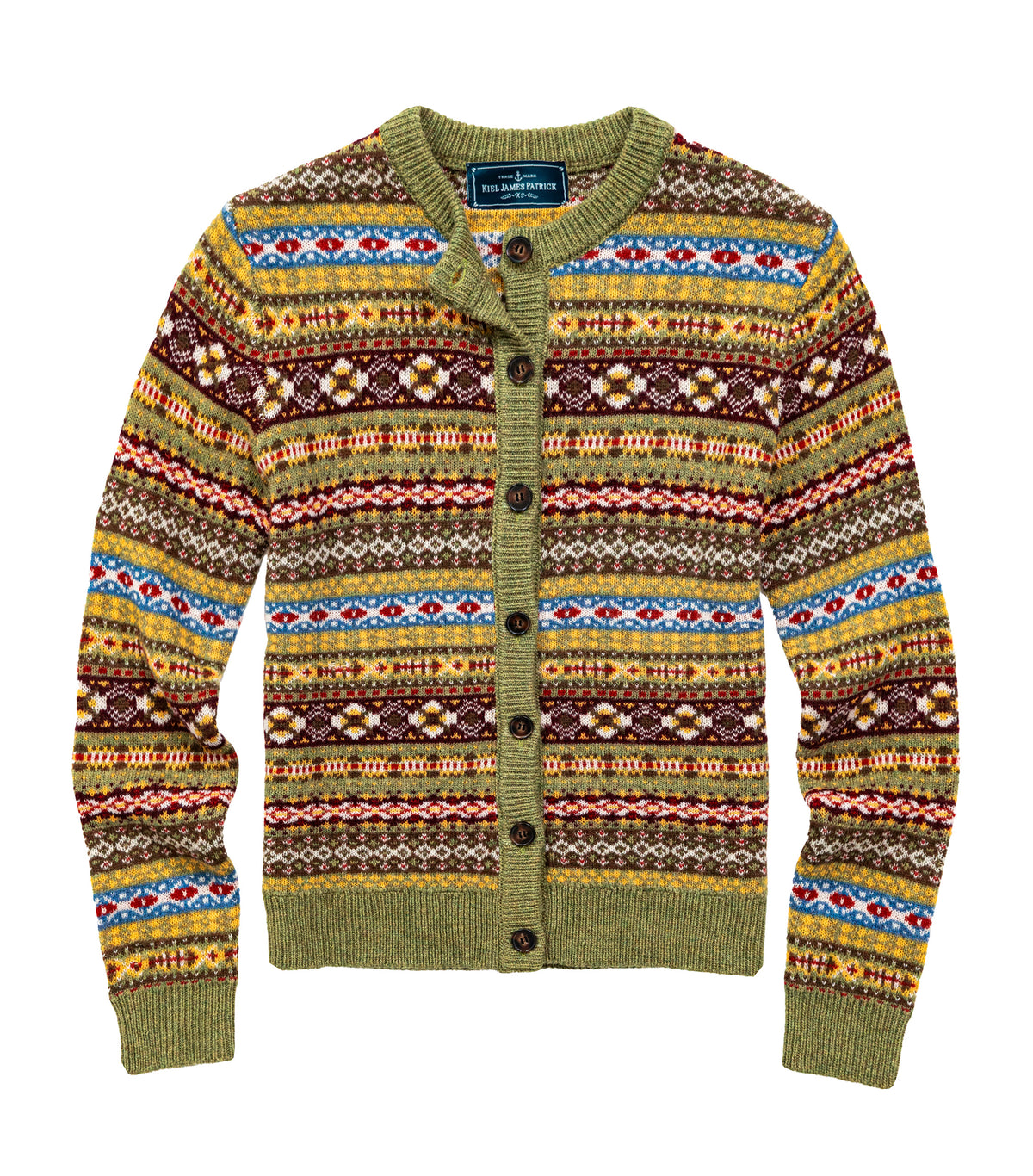 Saranac Fern Fair Isle Cardigan