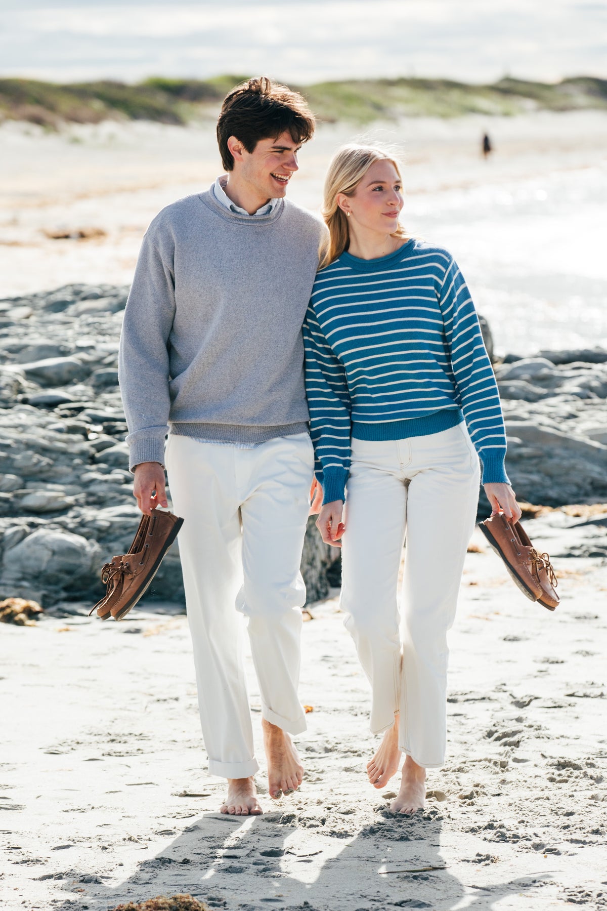 Sea Weather Rollneck Sweater in Fog - Men's
