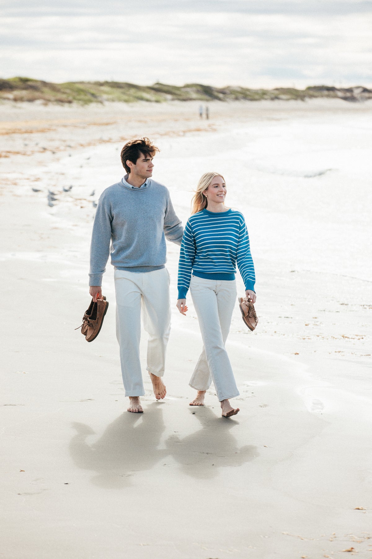 Sea Weather Rollneck Sweater in Fog - Men's