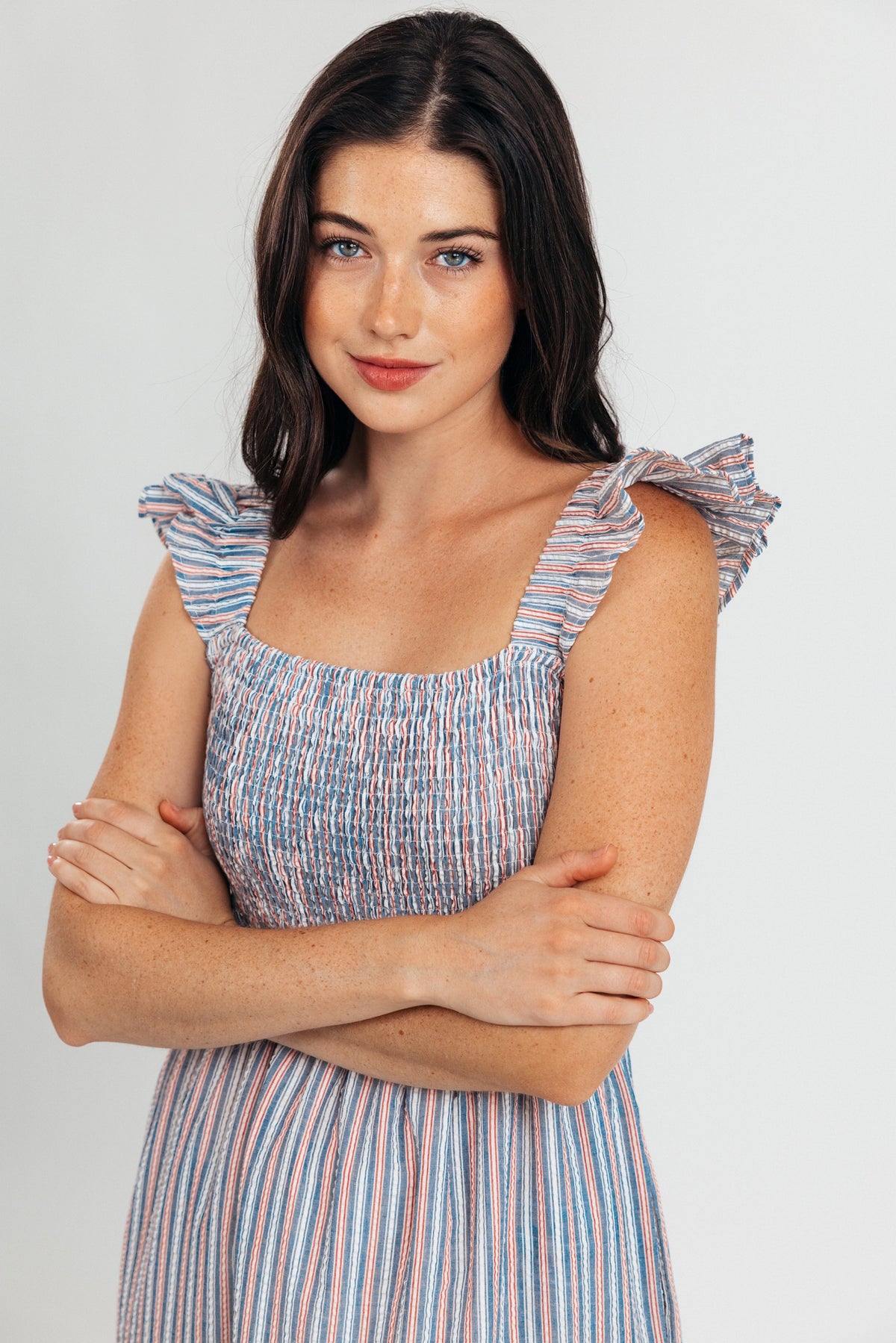 Seaside Americana Maxi Dress