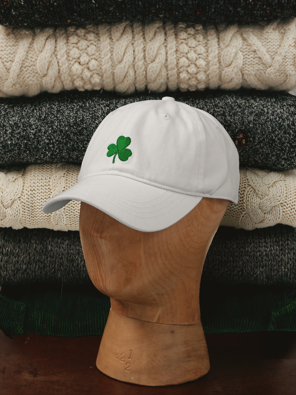 Shamrock Hat in White