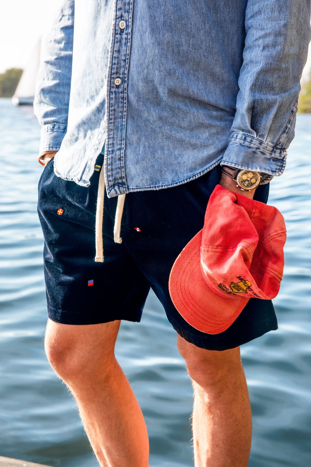 KJP Men's Signal Flag Embroidered 5.5