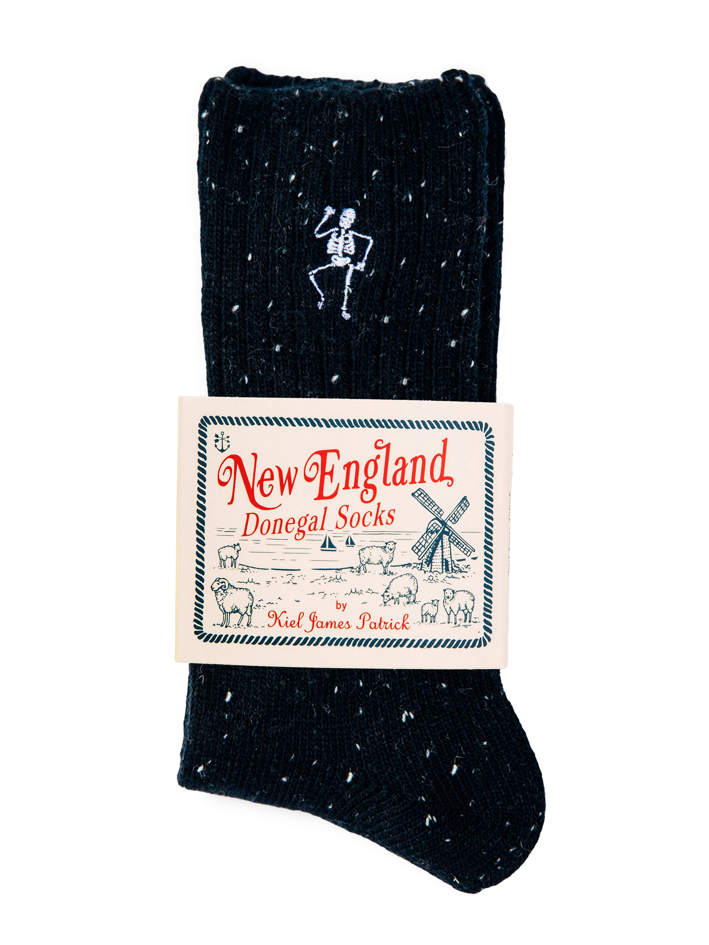 Skeleton Donegal Socks
