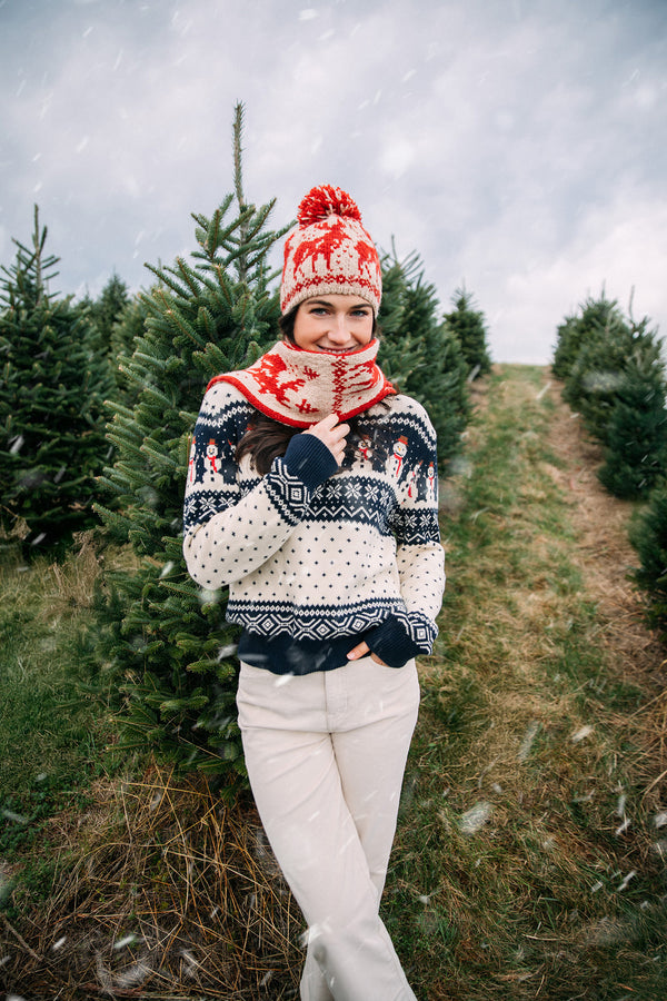Snowman Fair Isle Sweater