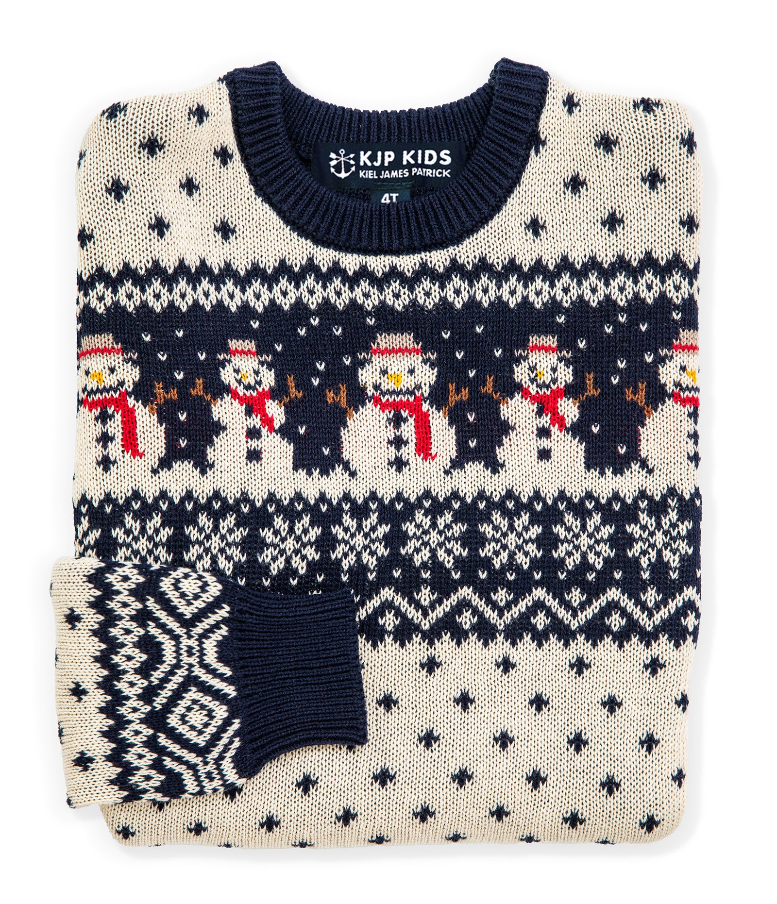 Snowman Fair Isle Kids Sweater – Kiel James Patrick