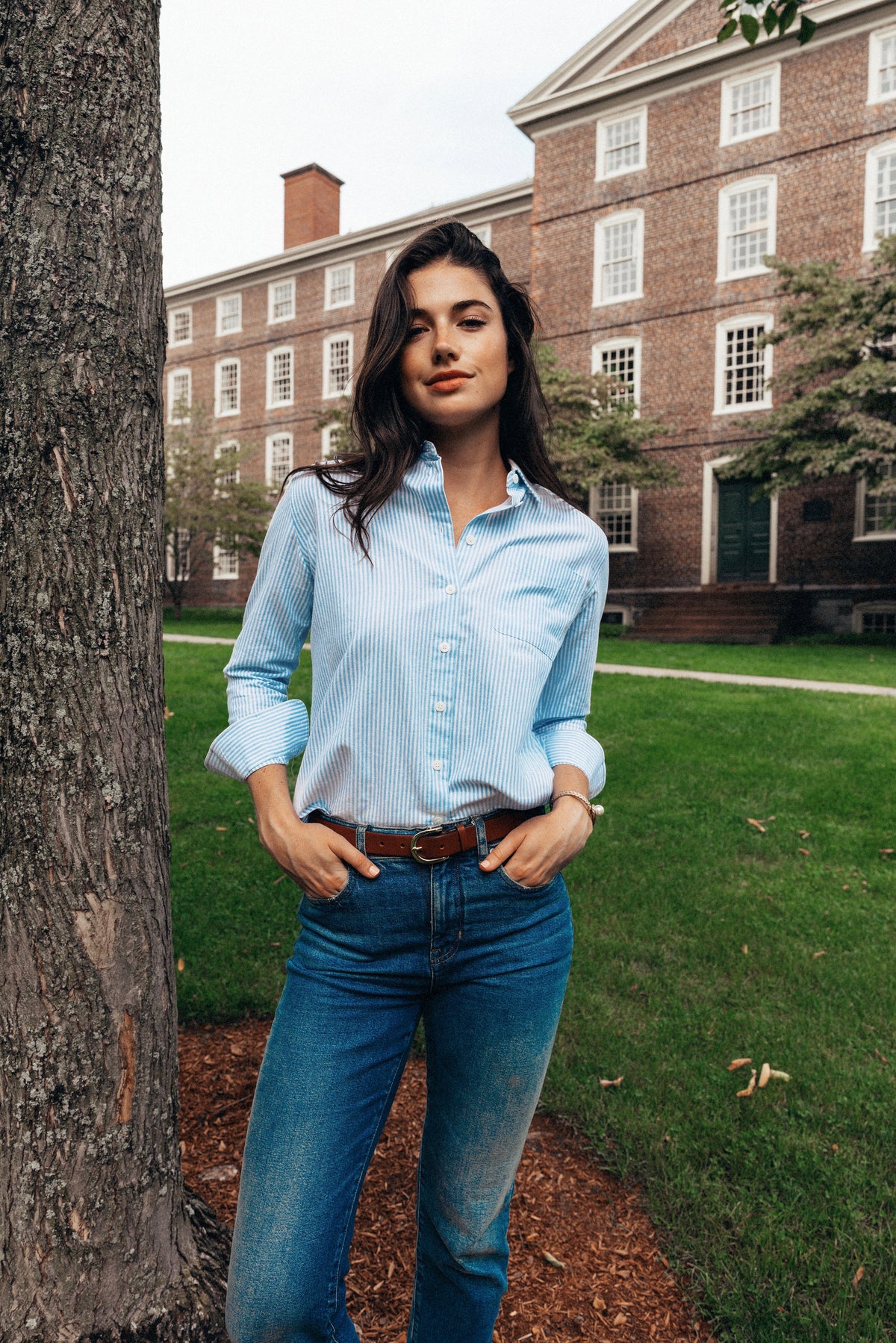 Sophie Striped Oxford Shirt