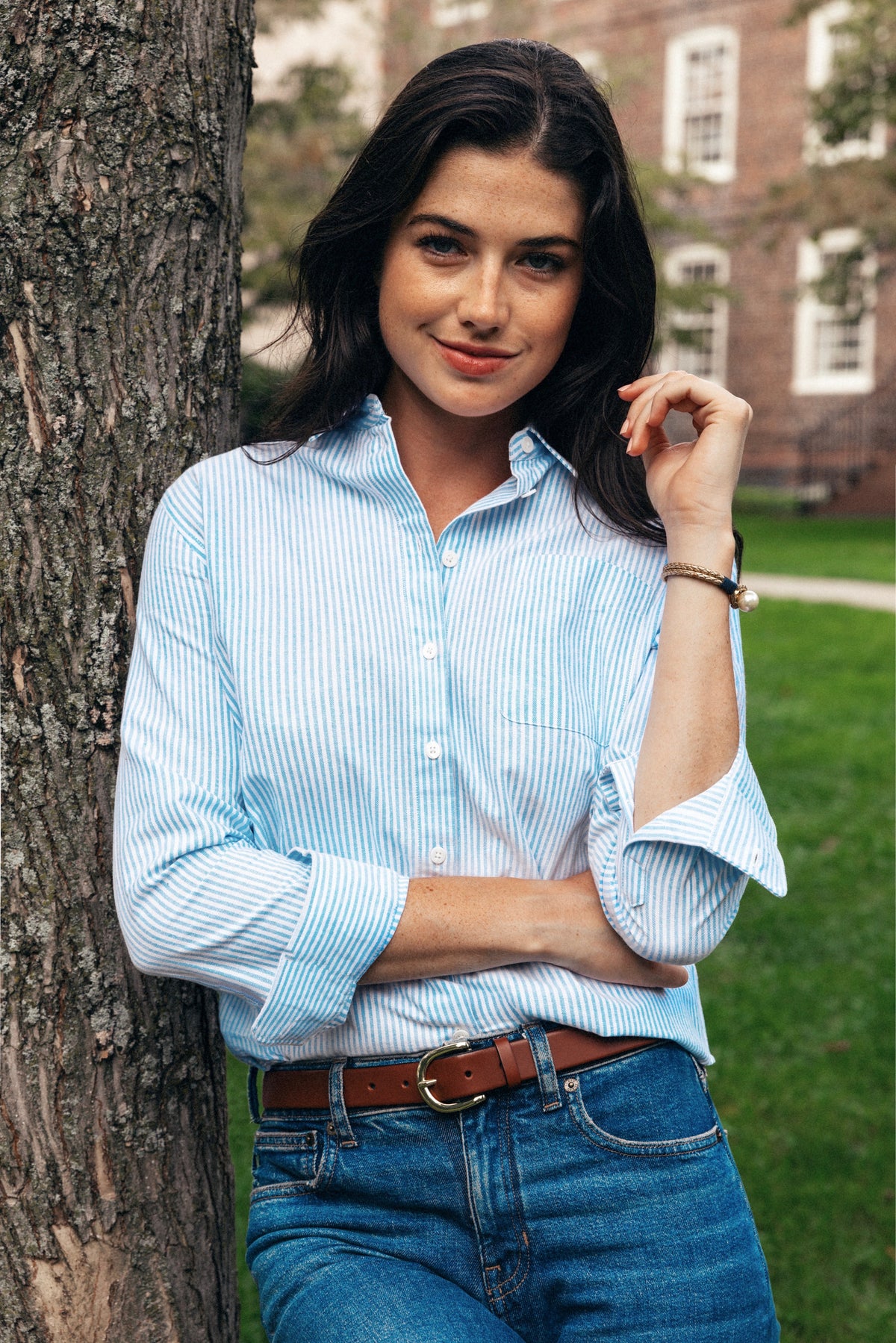 Sophie Striped Oxford Shirt