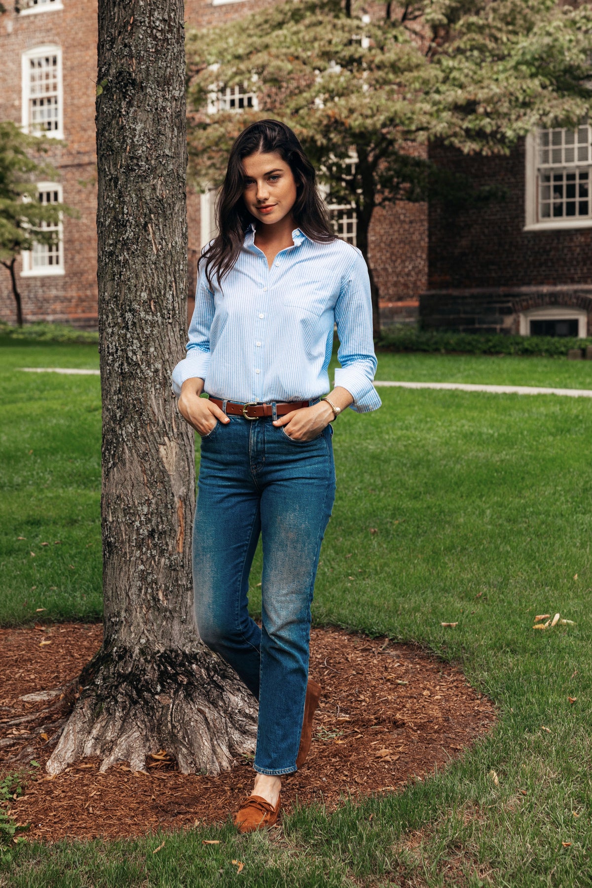 Sophie Striped Oxford Shirt