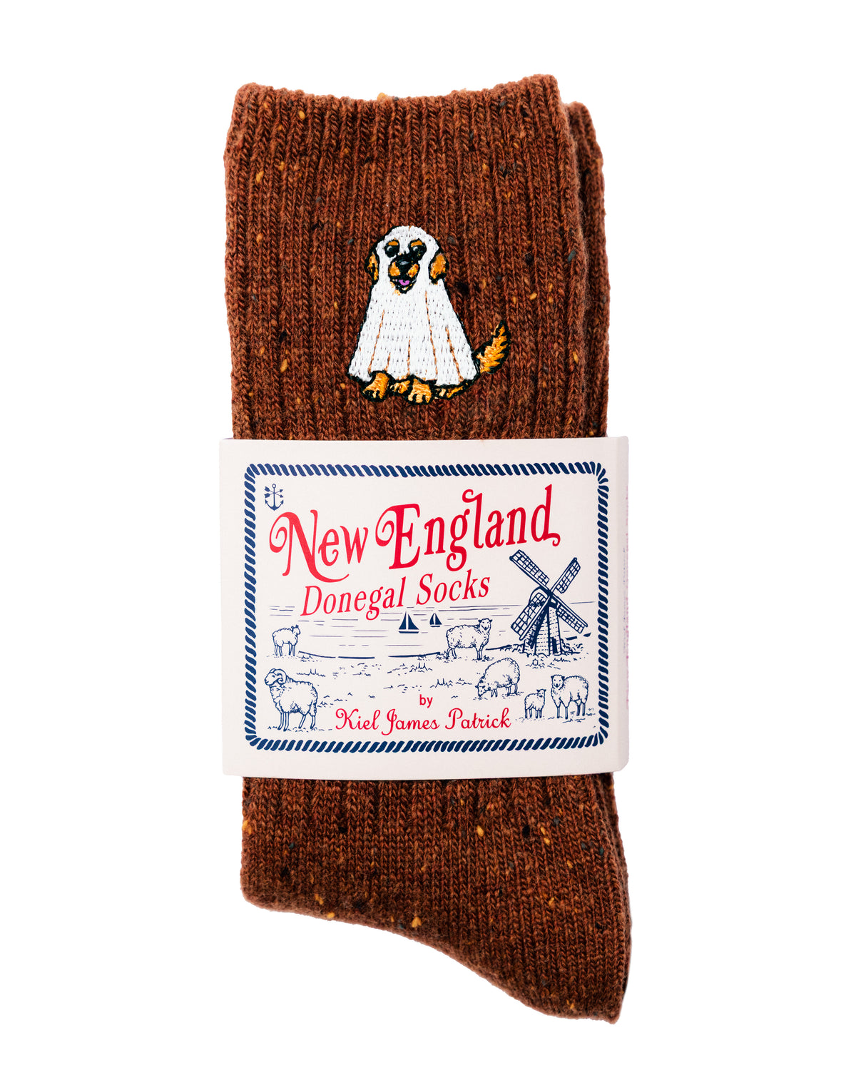 Spooky Dog Donegal Socks