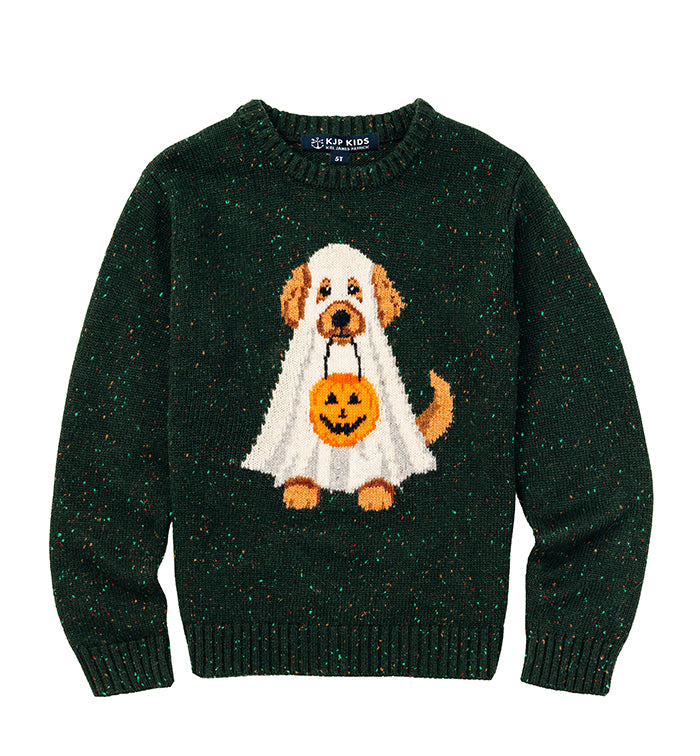 Spooky Dog Kids Donegal Sweater