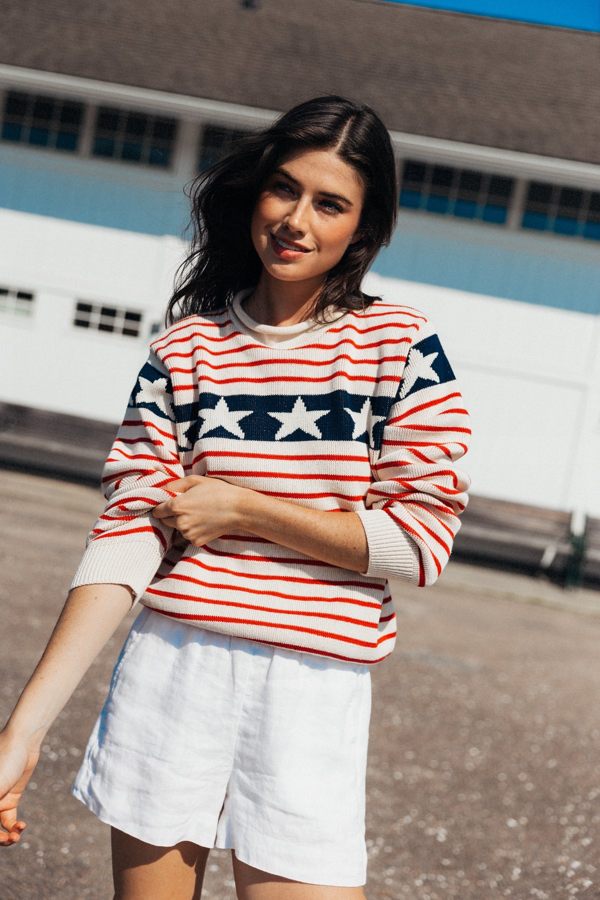 Stars & Stripes Rollneck Sweater