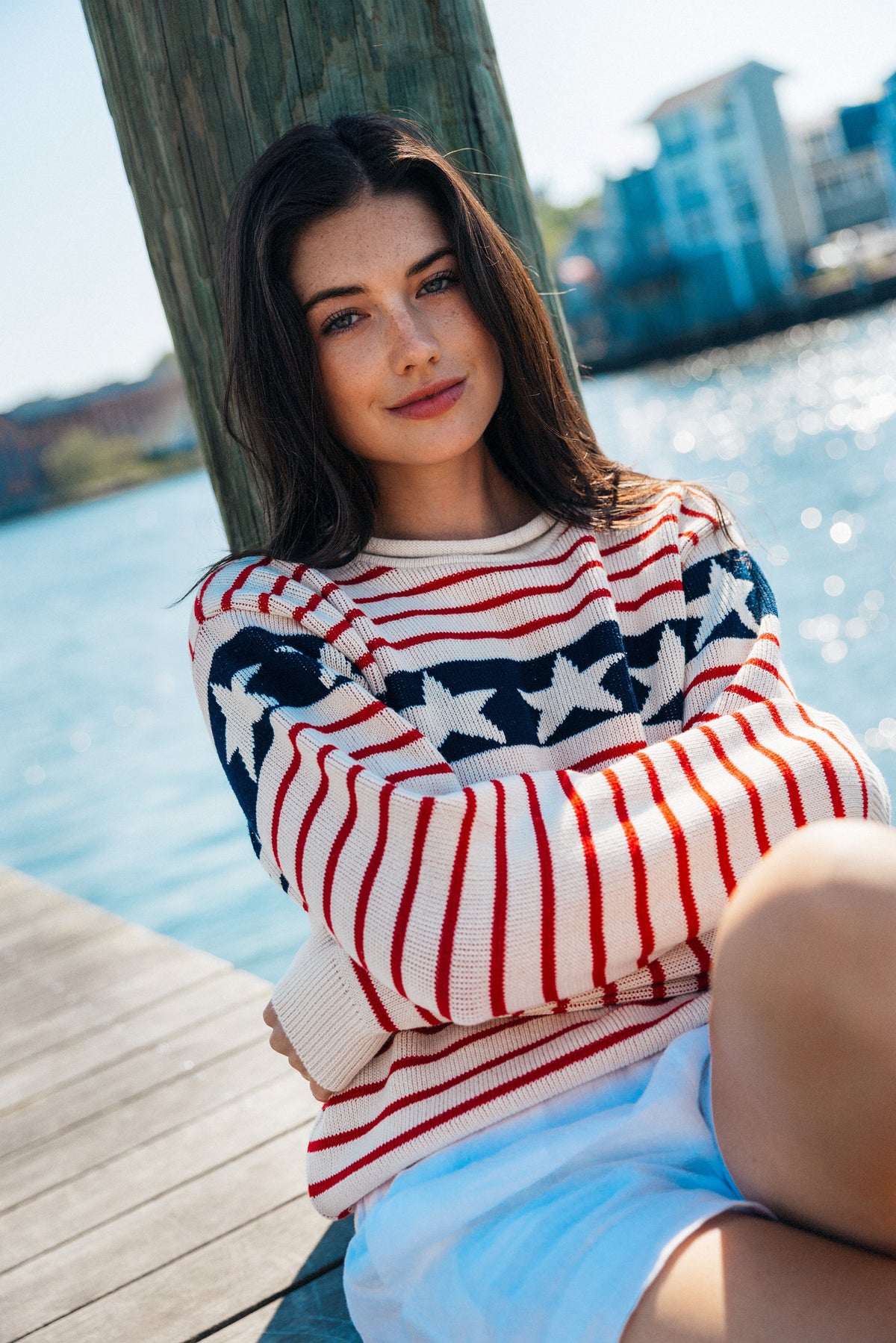 Stars & Stripes Rollneck Sweater