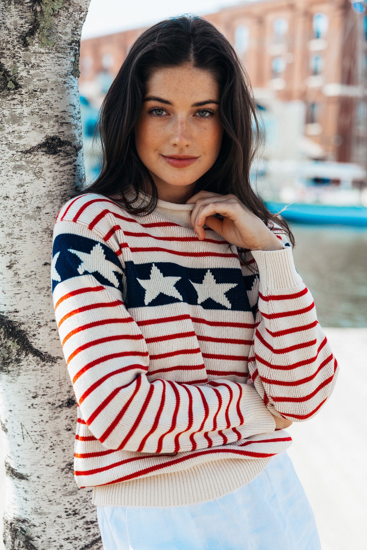 Stars & Stripes Rollneck Sweater