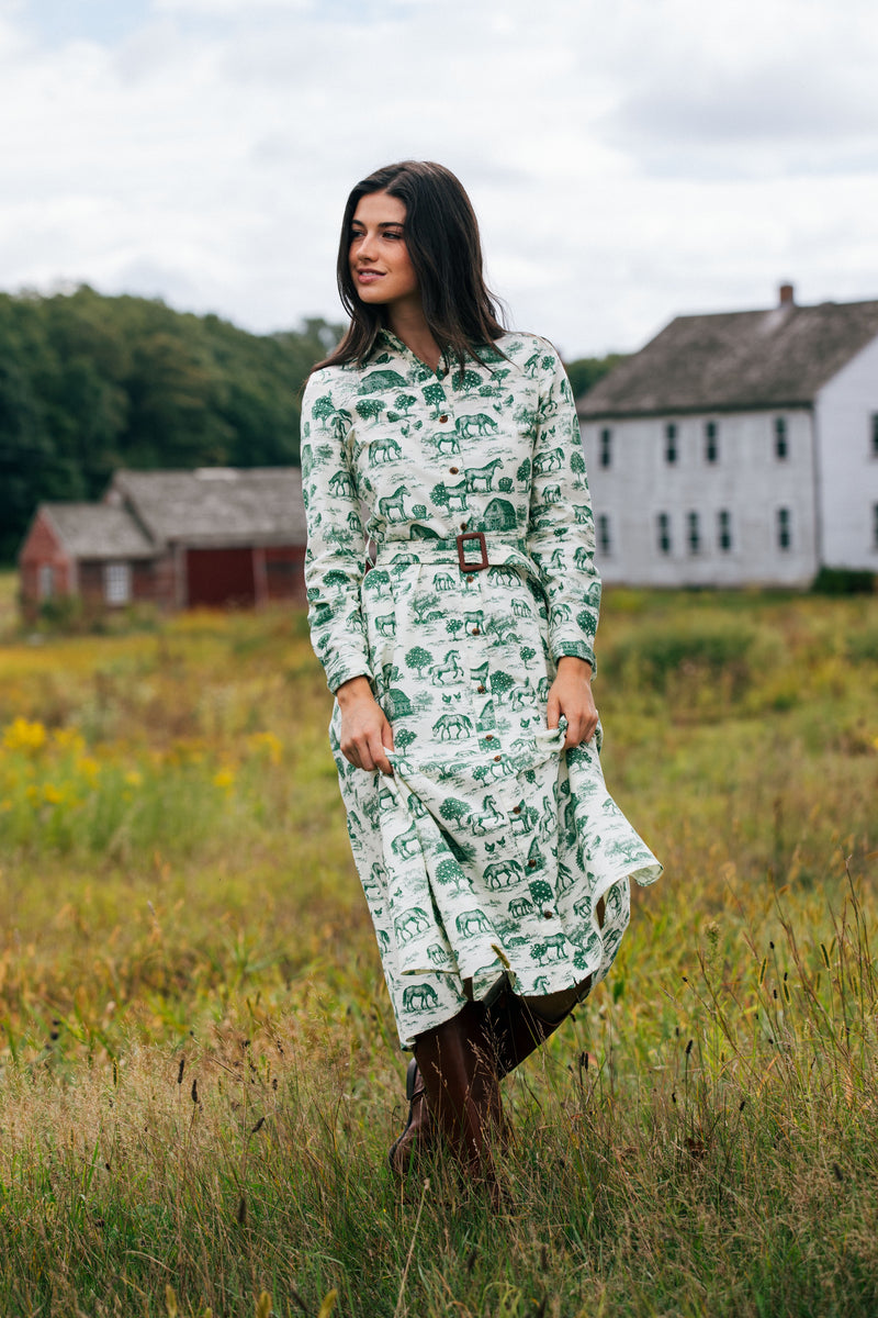 Stonewall Pasture Flannel Maxi Dress