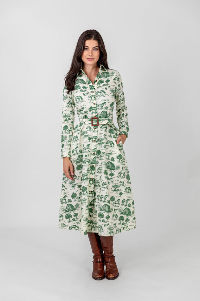Stonewall Pasture Flannel Maxi Dress