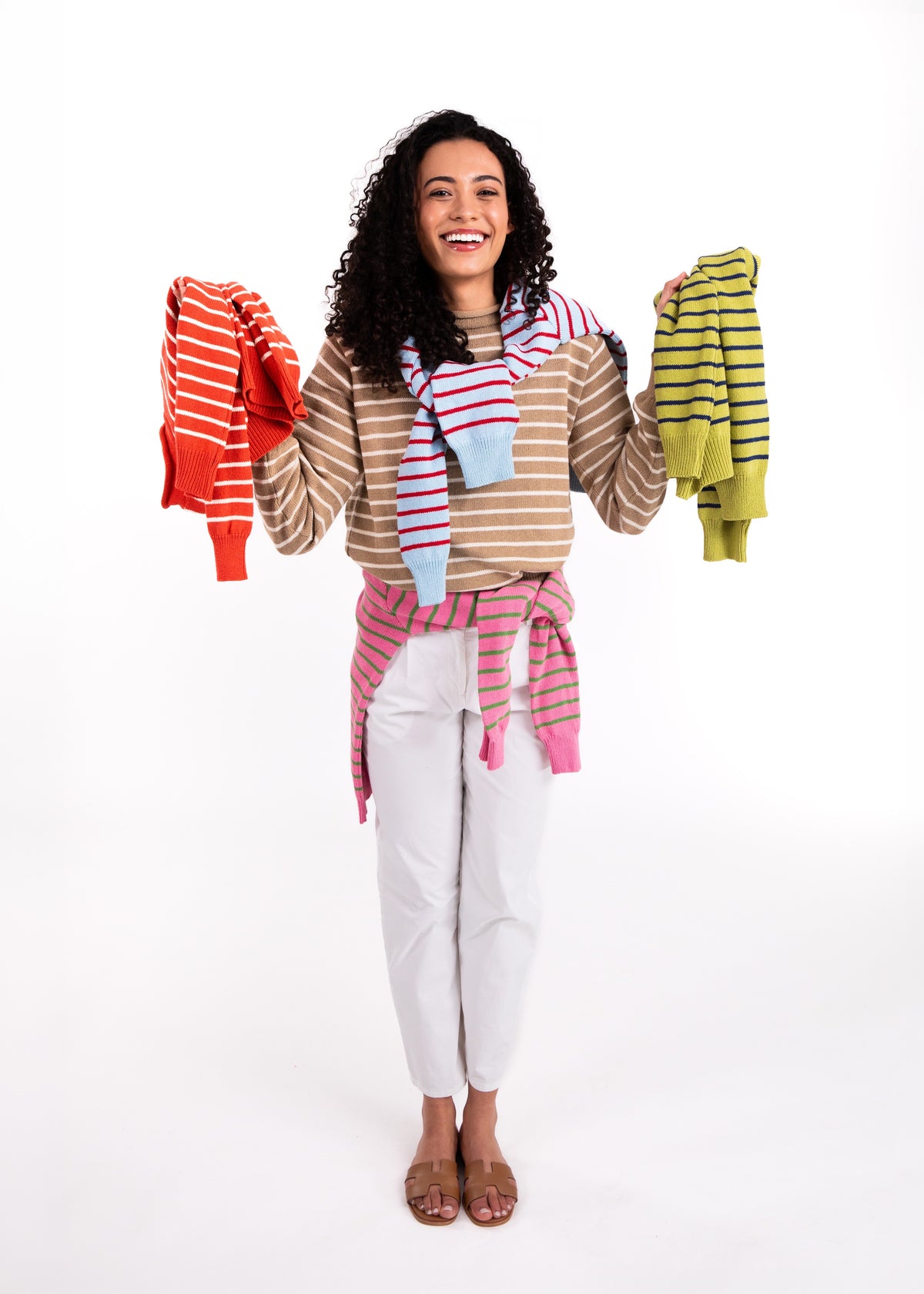 Dockside Stripe Rollneck Sweater