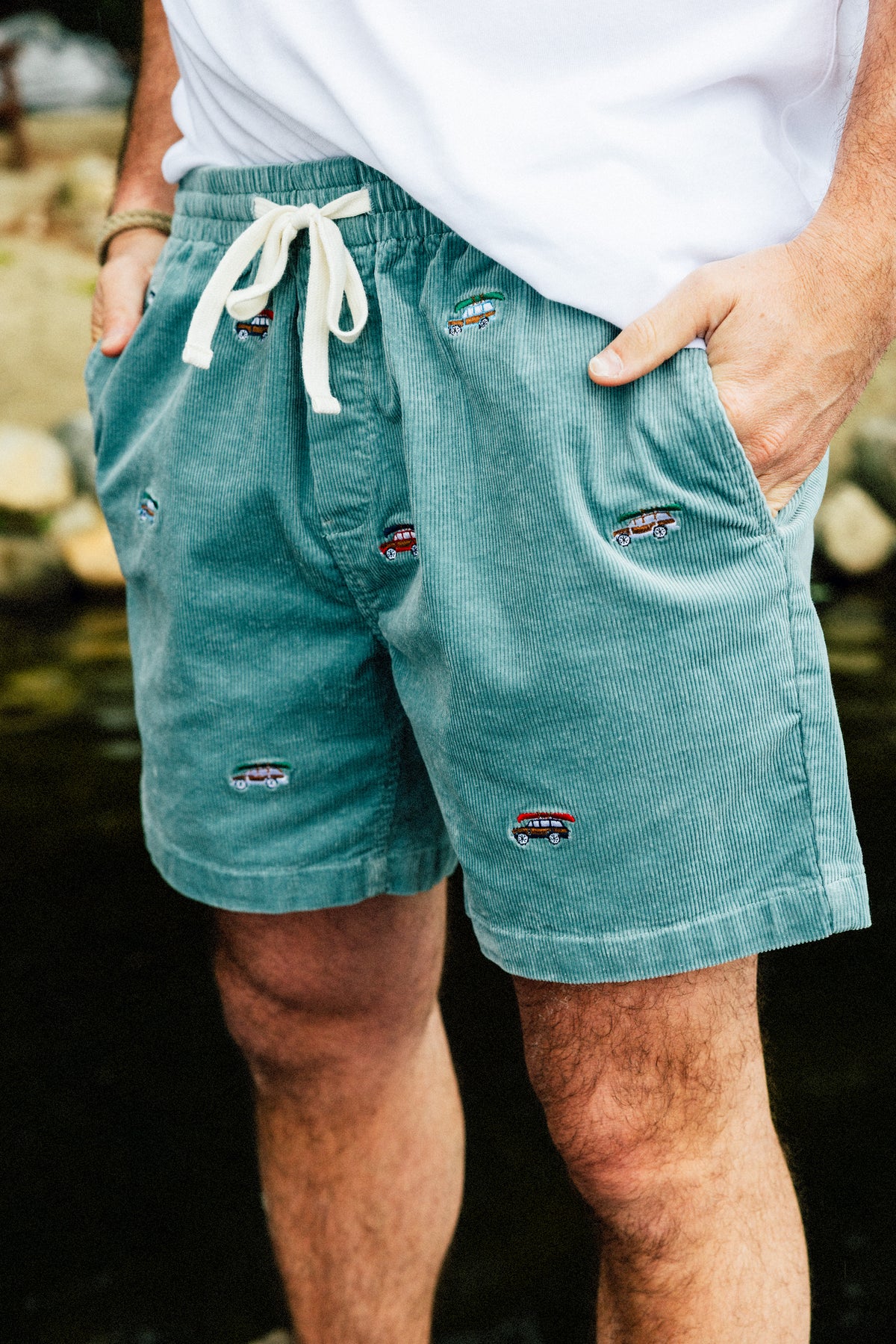 The Jeep® Grand Adventure Corduroy Drawstring Shorts