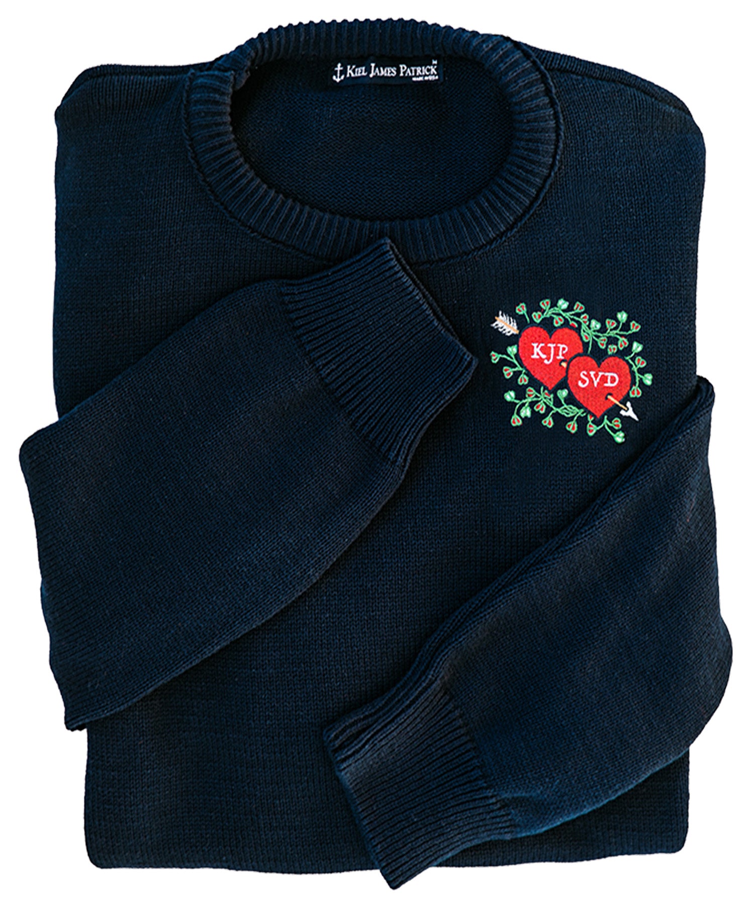 Together Forever Embroidered Monogram Sweater - Women's