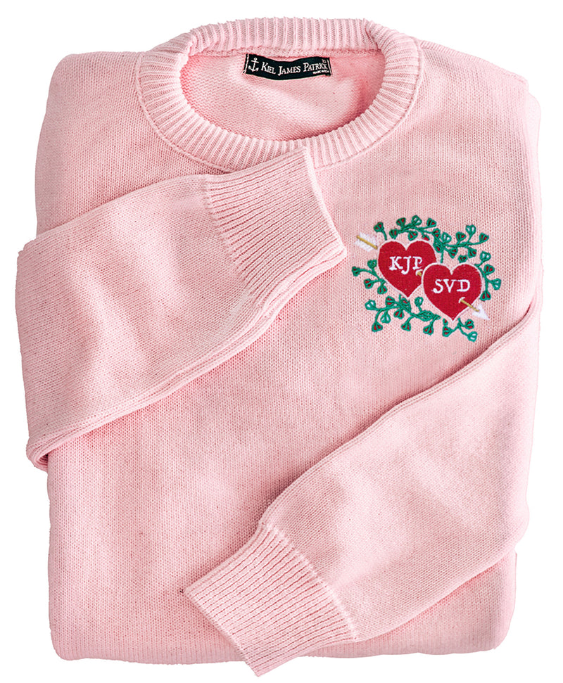 Together Forever Embroidered Monogram Sweater - Women's