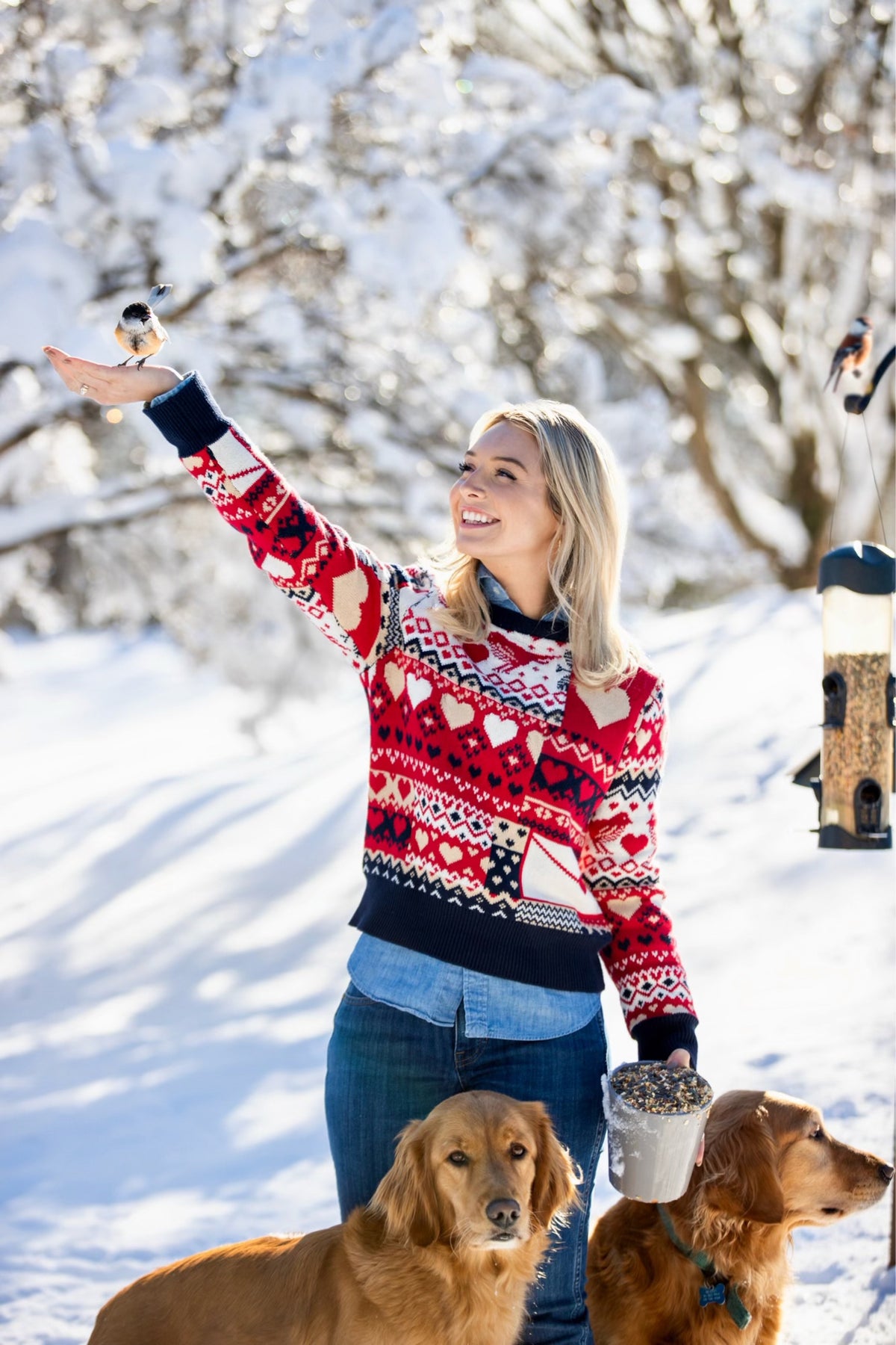 ♡ちょこる♡Sparkling Shaggy Knit Pullover Hit the Slopes Sweater – Kiel James Patrick