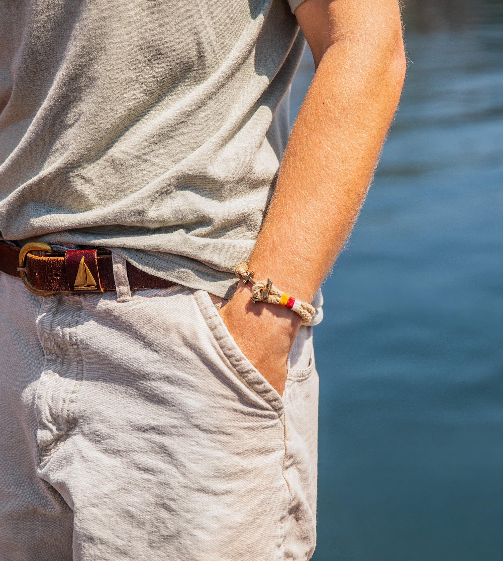 Vintage Boat Rope Bracelet - Hyannis
