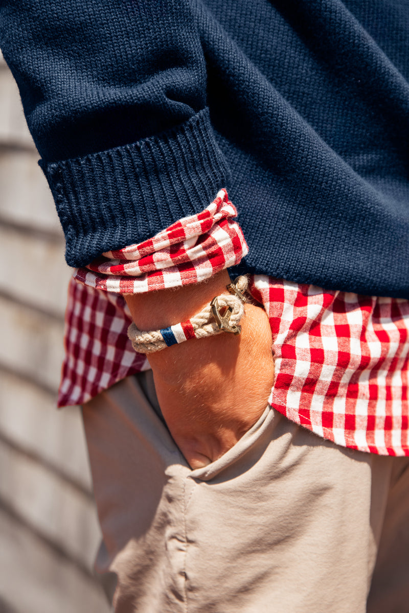 dress the part red bracelet Came Back Better Red Marble Twisted Bangle Bracelet