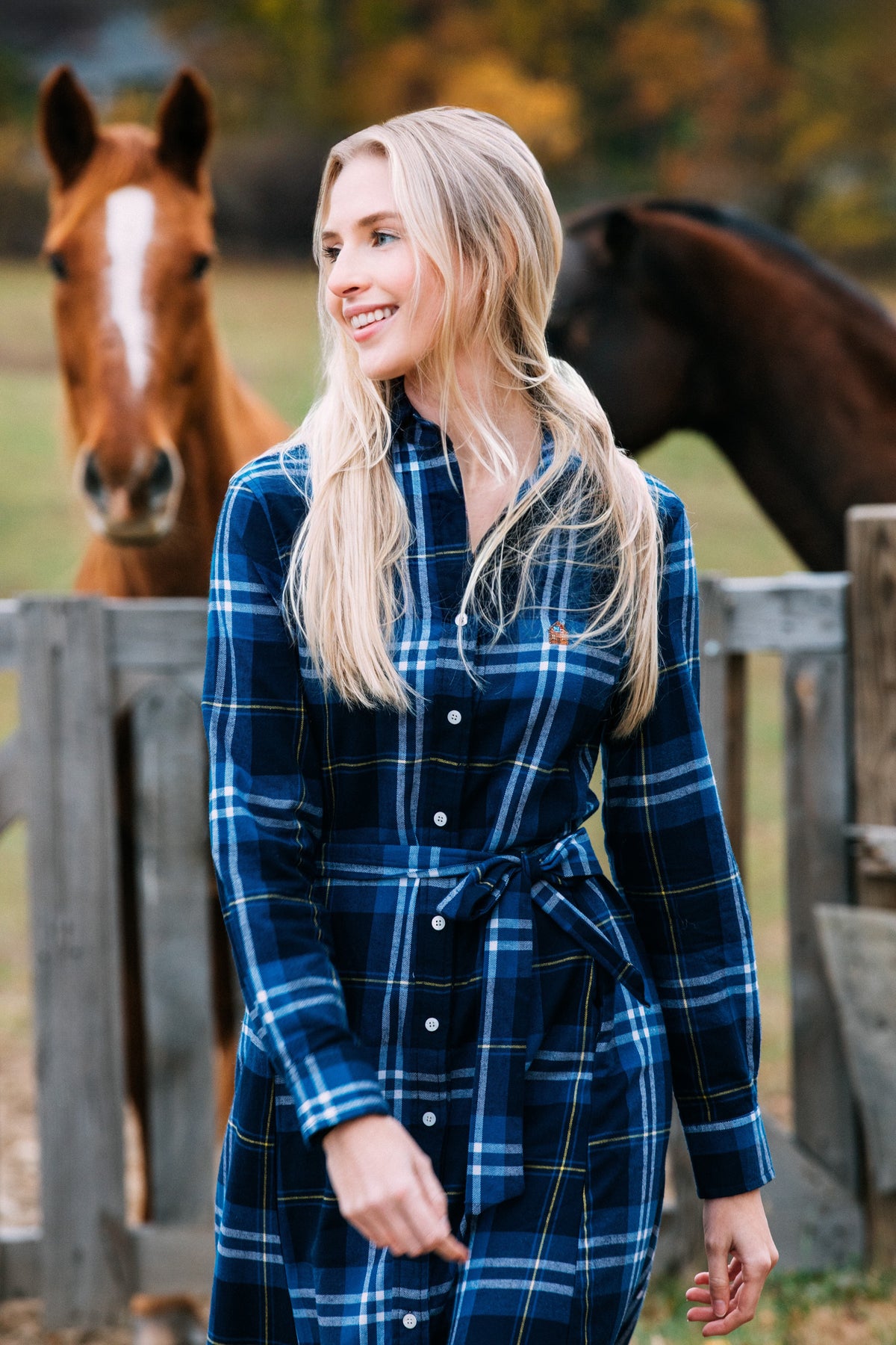 blue plaid shirt dress KJP Women's Wellesley Creek Long Sleeve Flannel Belted Maxi 14 Grape Prom Dress Black and White Midi Select Suit Size:EU46/US36 exquisite fabrics