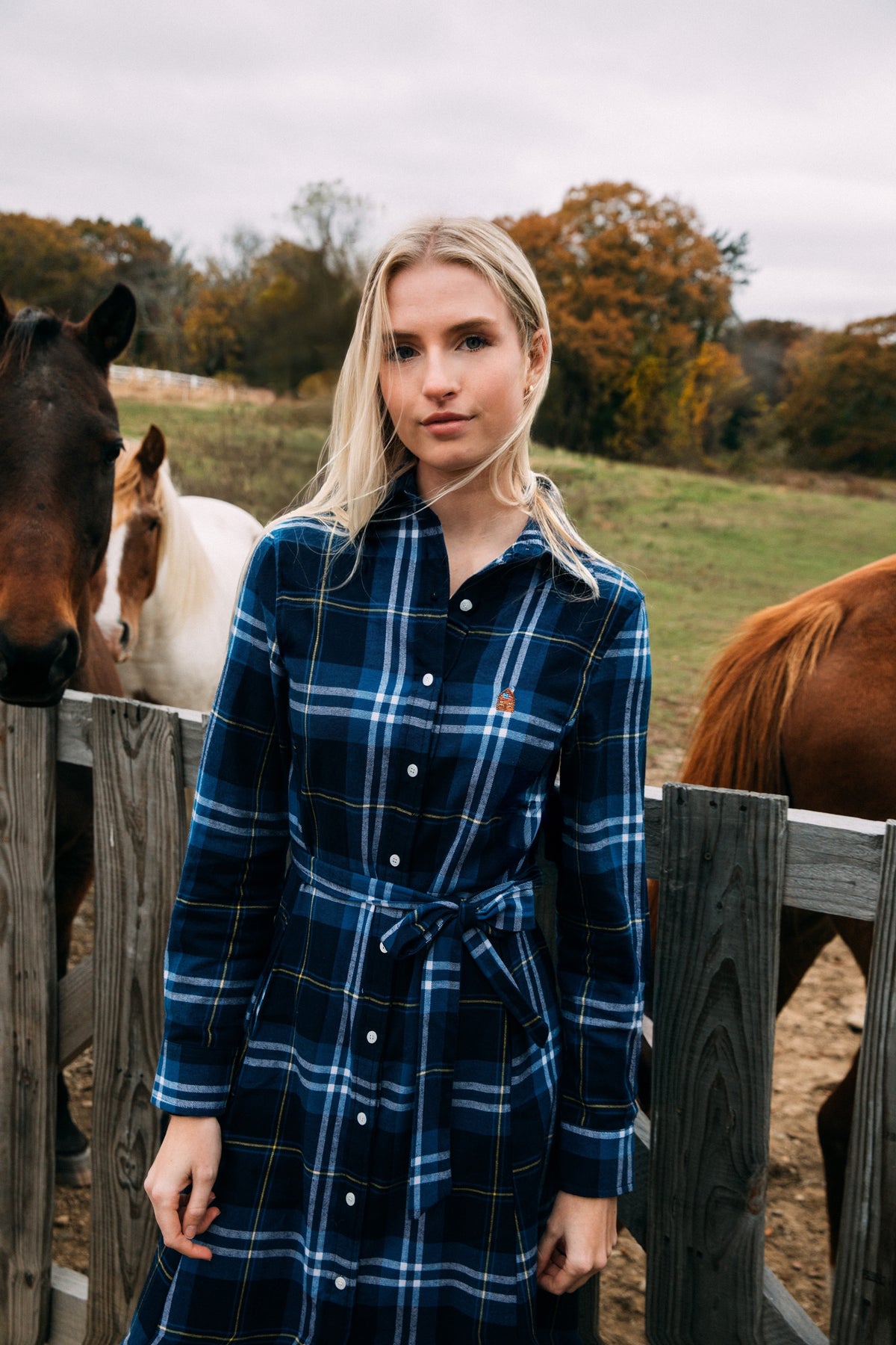 Wellesley Creek Flannel Maxi Dress