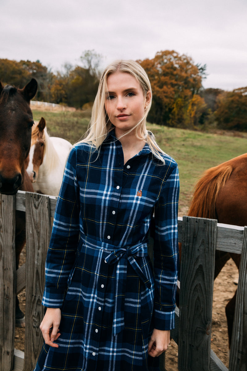 Wellesley Creek Flannel Maxi Dress