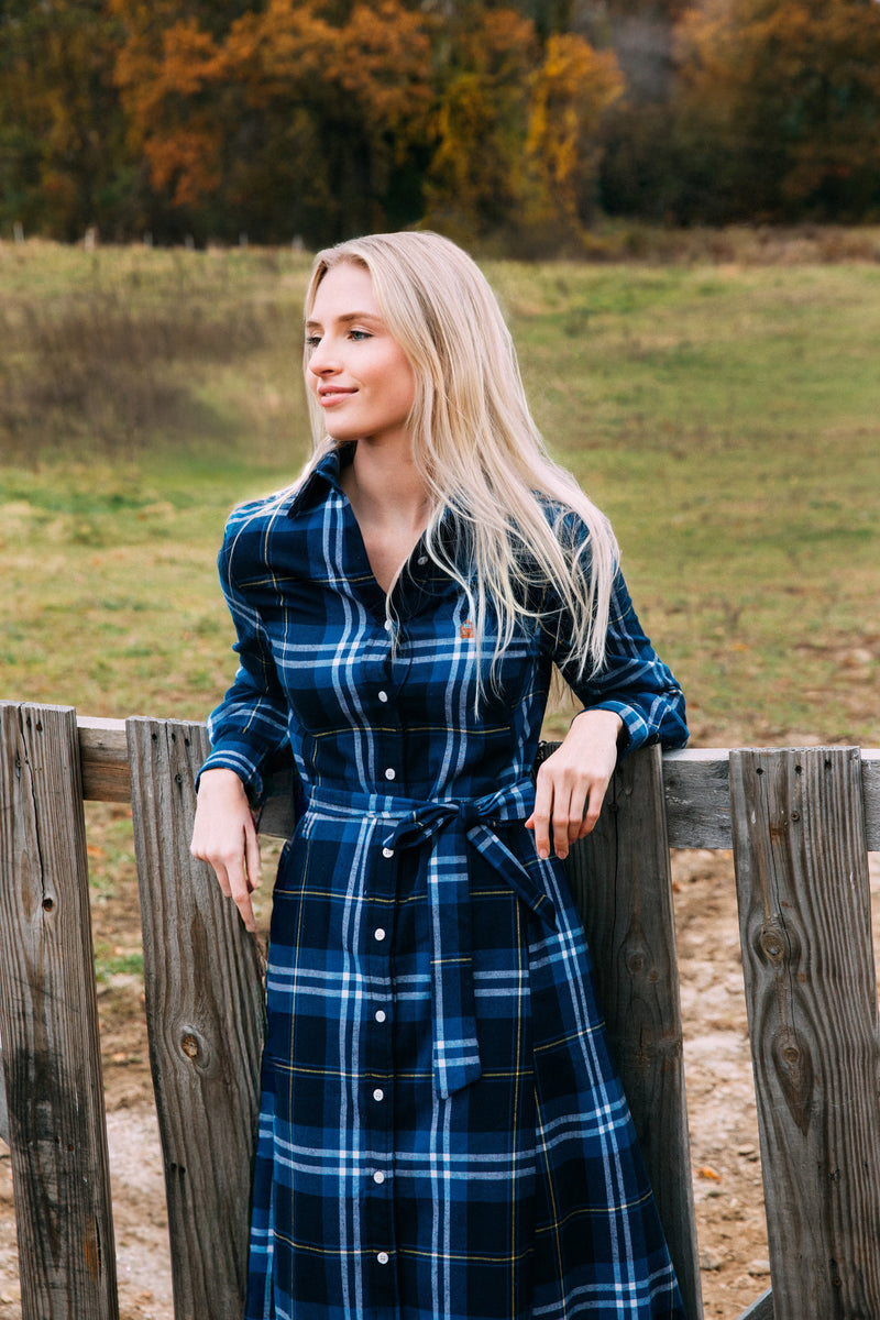 Wellesley Creek Flannel Maxi Dress
