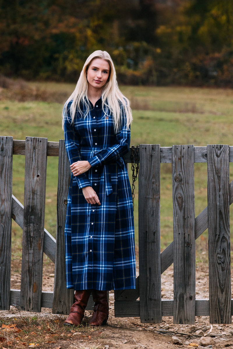 Wellesley Creek Flannel Maxi Dress
