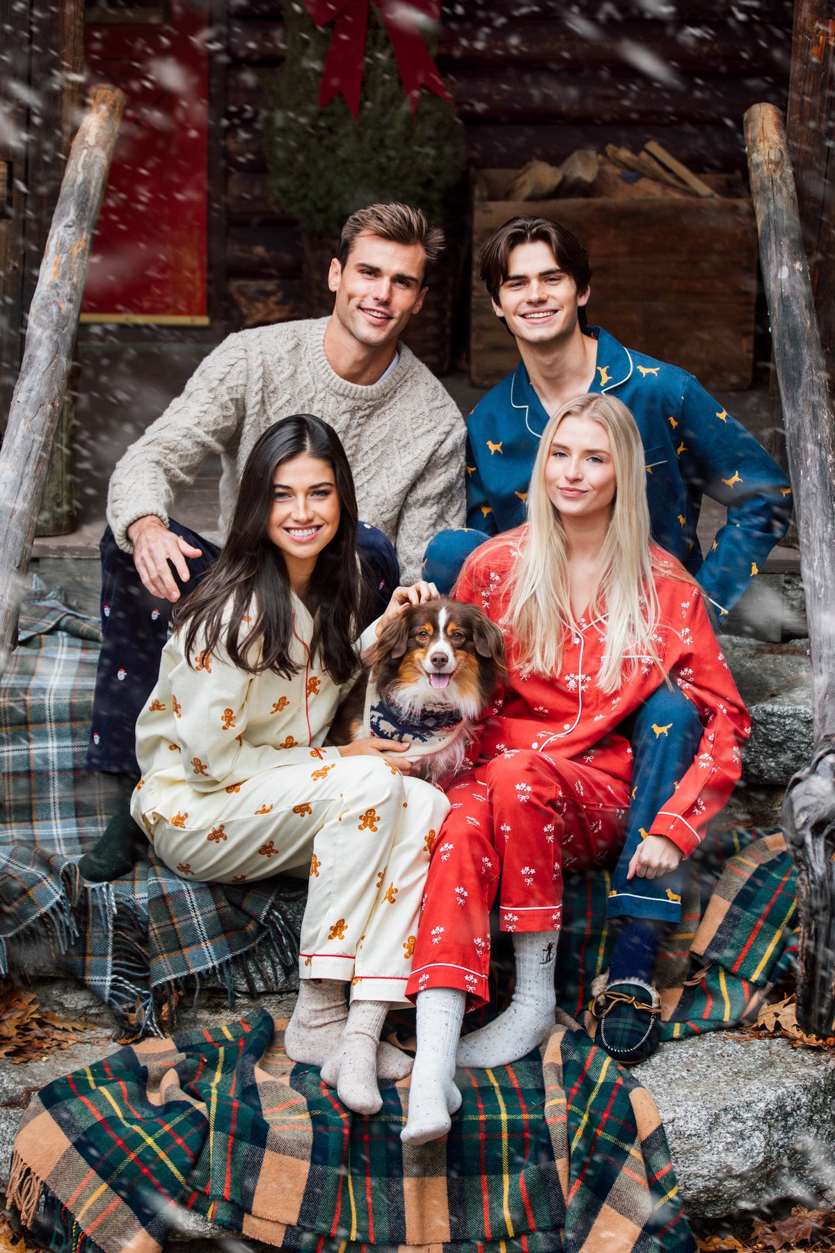 Golden Retriever Men's Flannel Pajama Set